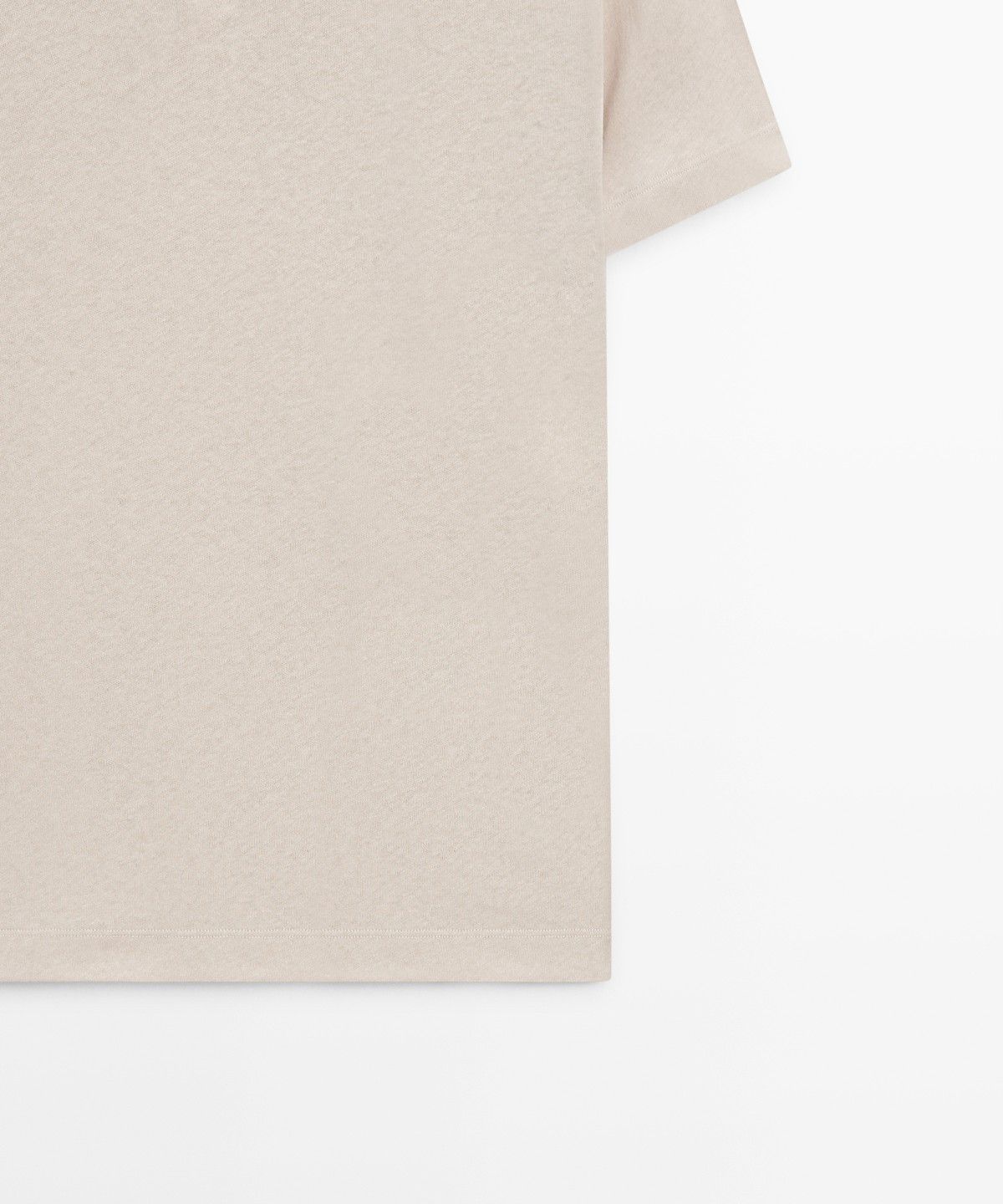 마시모두띠(MASSIMO DUTTI) 린넨 코튼 반팔 폴로셔츠
