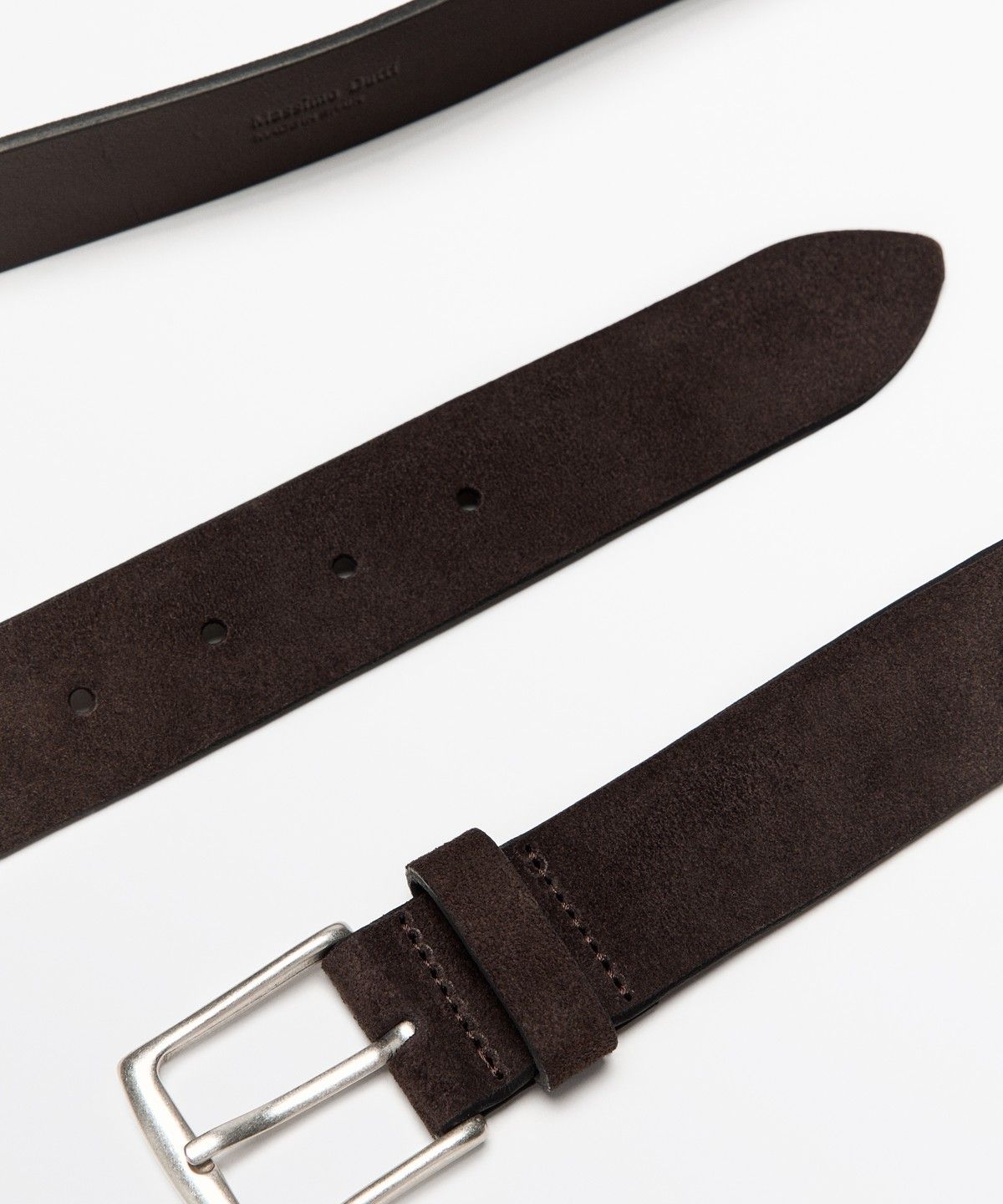 마시모두띠(MASSIMO DUTTI) 플러시 나파 가죽 벨트
