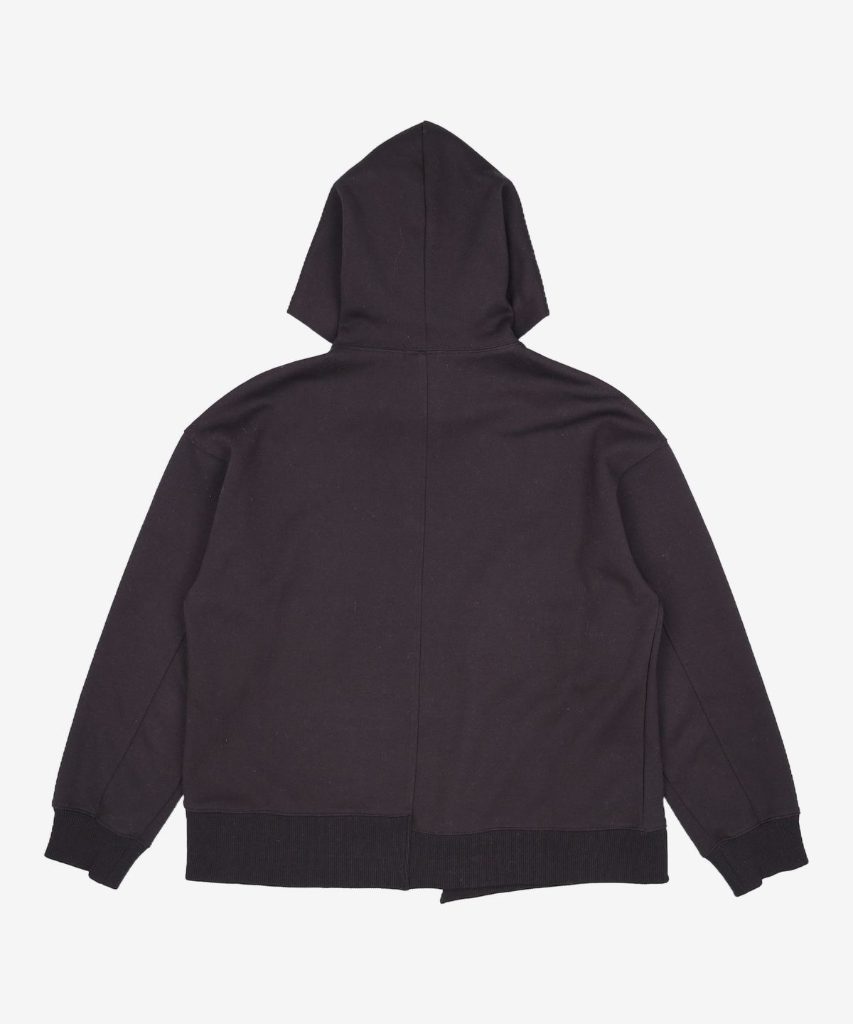 윌리엄스버그 뉴욕시티(WILLIAMSBURG NEWYORK CITY) [Essential] Classic Logo Cutting Hoodie_Black M