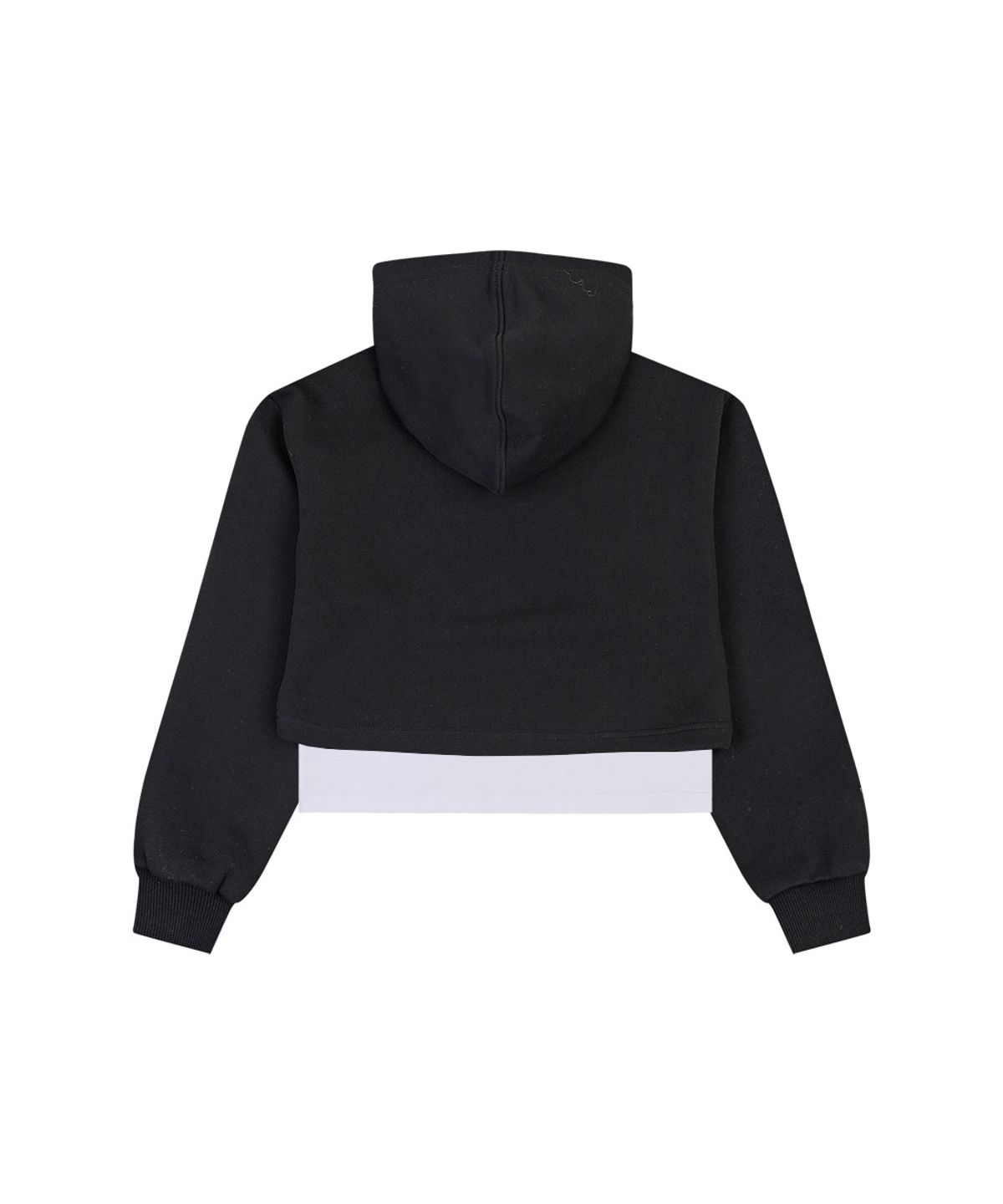 마크곤잘레스 키즈(MARK GONZALES KIDS) 엔젤 레이어드 후드 티셔츠_블랙_MG61TH51BK