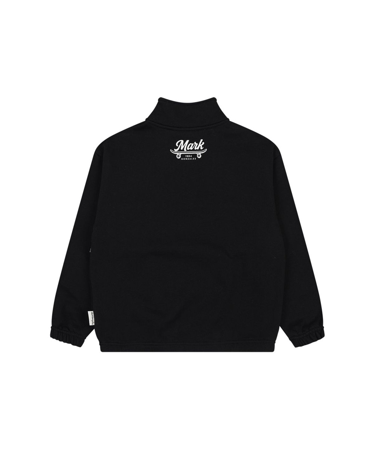마크곤잘레스 키즈(MARK GONZALES KIDS) 엔젤 브루클린 반집업 맨투맨_블랙_MG61TM04BK