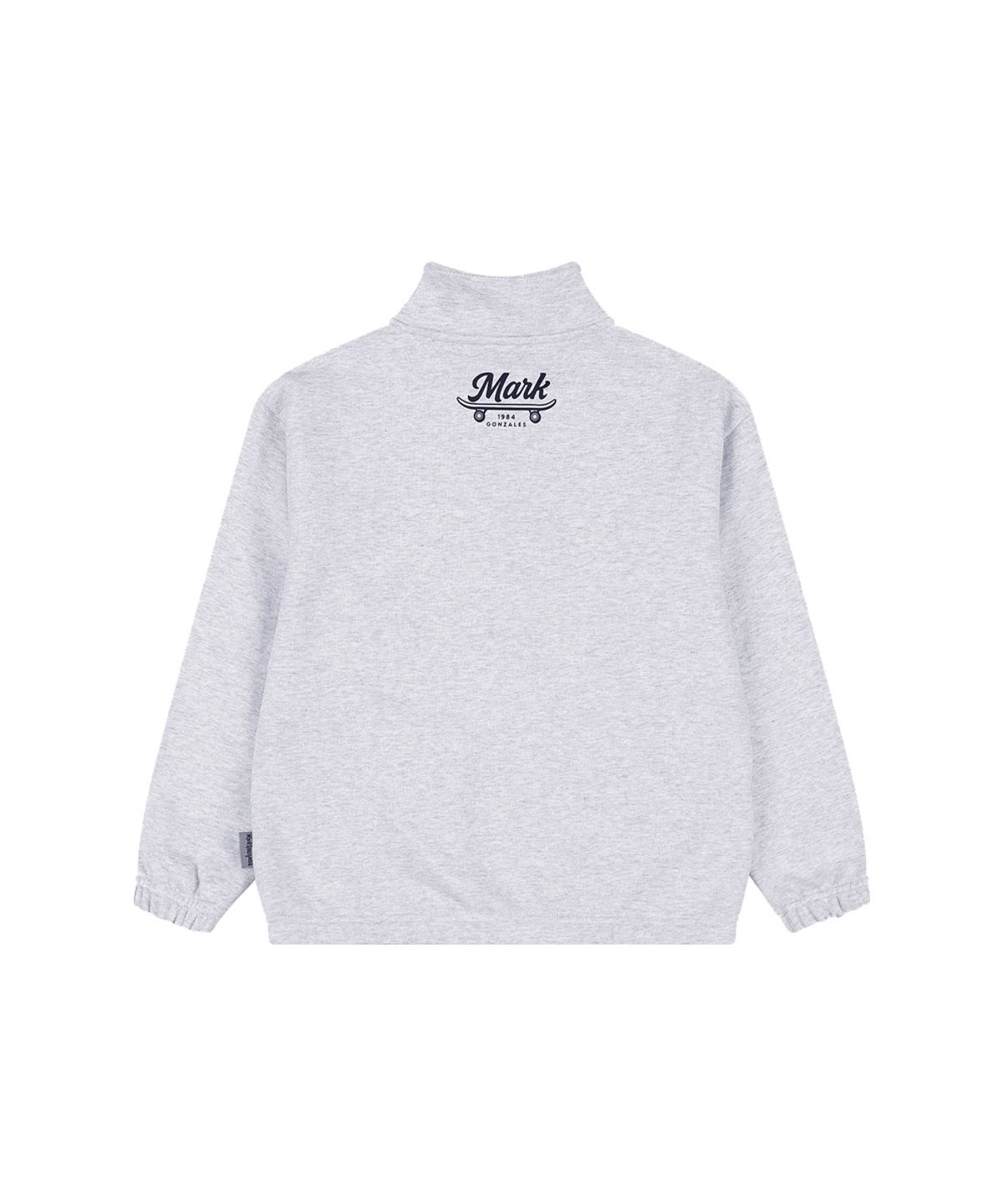 마크곤잘레스 키즈(MARK GONZALES KIDS) 엔젤 브루클린 반집업 맨투맨_화이트멜란지_MG61TM04WM