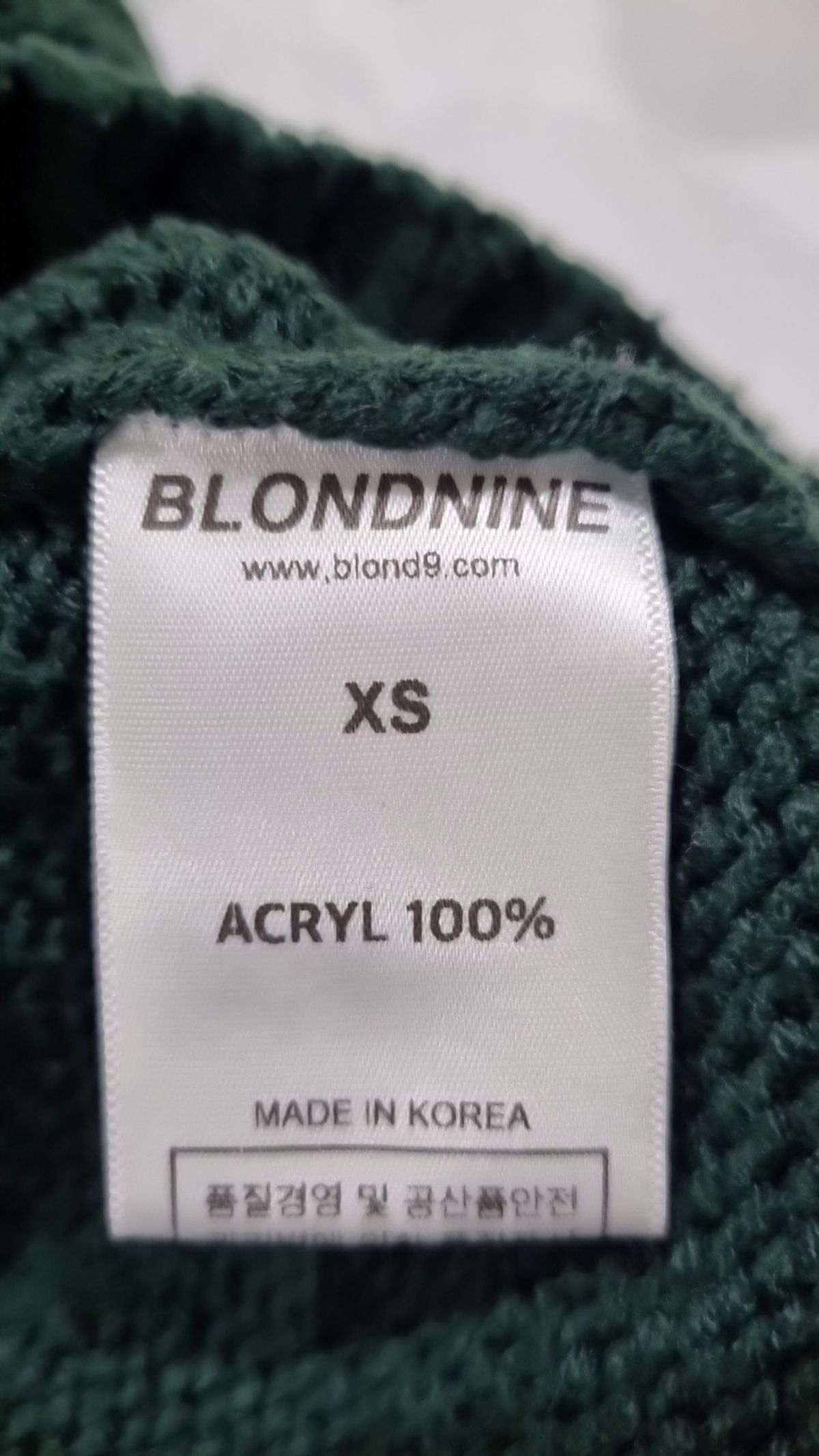 블론드나인(BLOND9) 니트/스웨터 XS