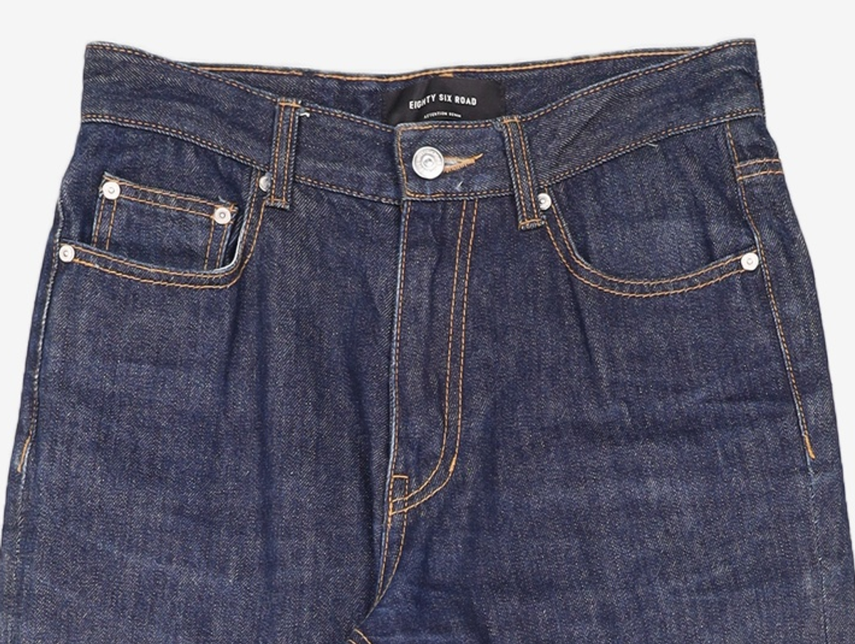 86로드(86ROAD) INDIGO RAW SEMI WIDE 28