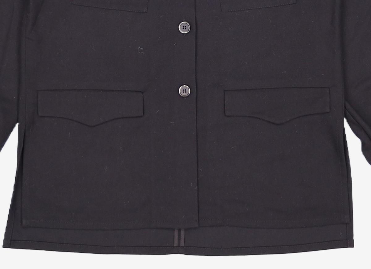 누브(NOUVE) Four Pocket Shirt-Black FREE