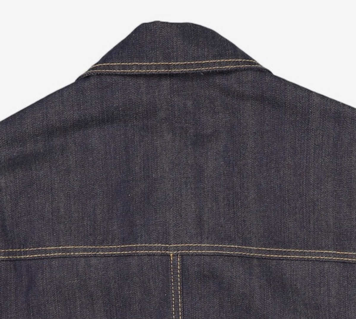메종미네드(MAISON MINED) CARBON INDIGO BELTED DENIM TRUCKER L