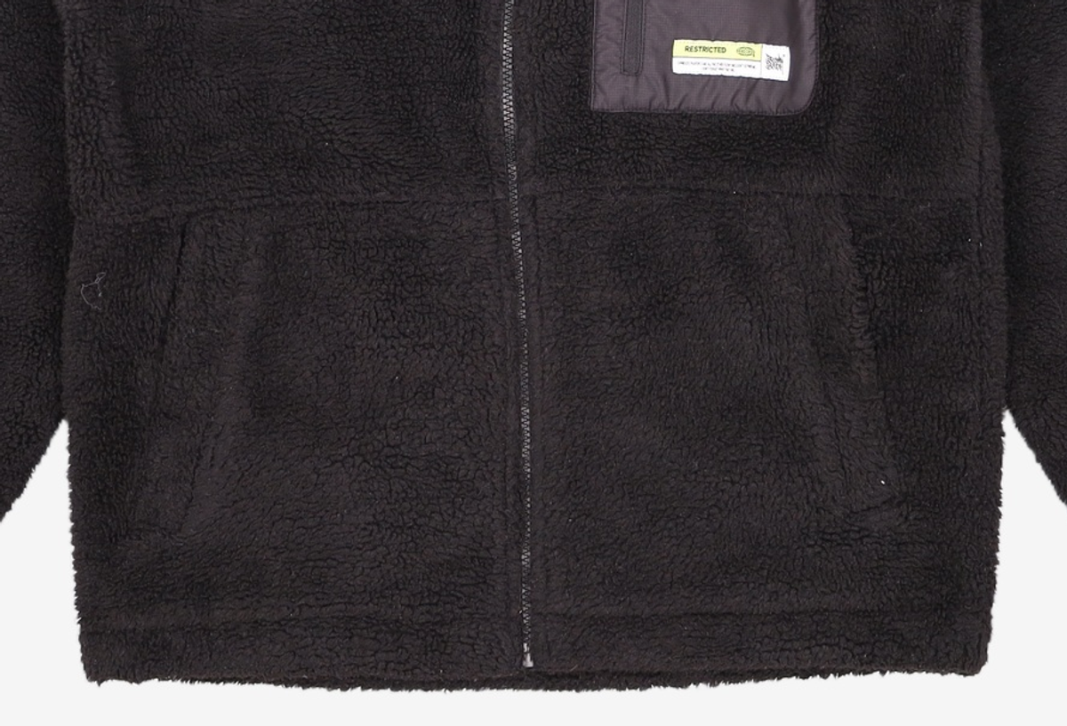 브라운브레스(BROWNBREATH) TAG BOA FLEECE JACKET - BLACK S