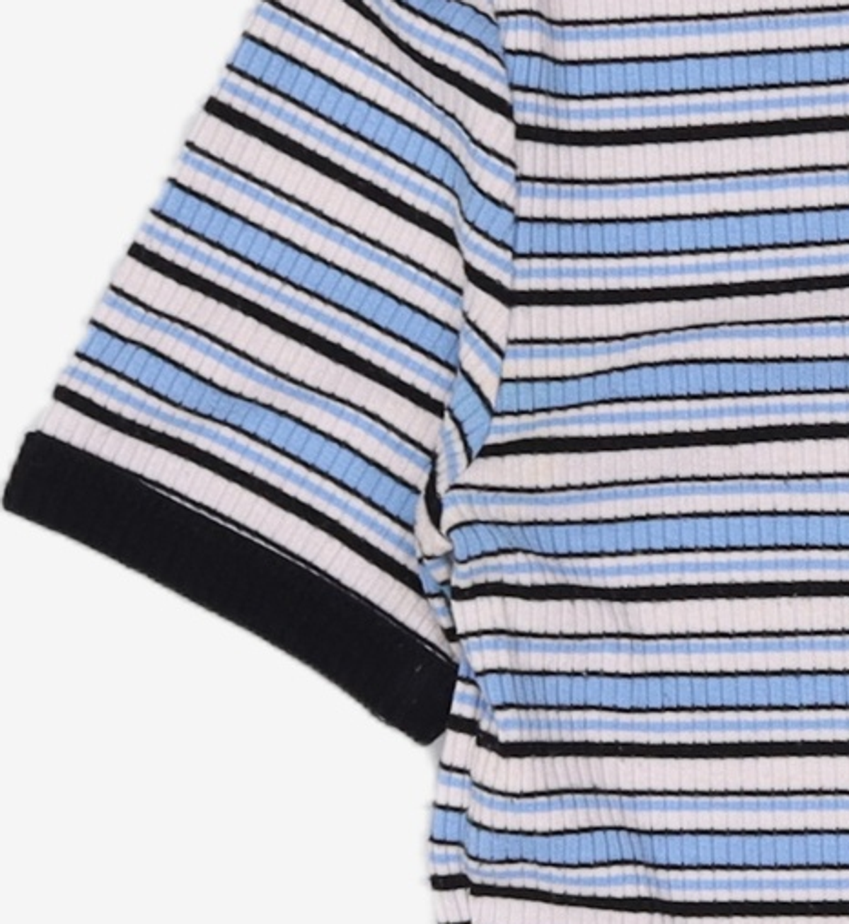 스파오(SPAO) 멀티 스트라이프 크롭 반팔 티셔츠 SPRSA25G31 S