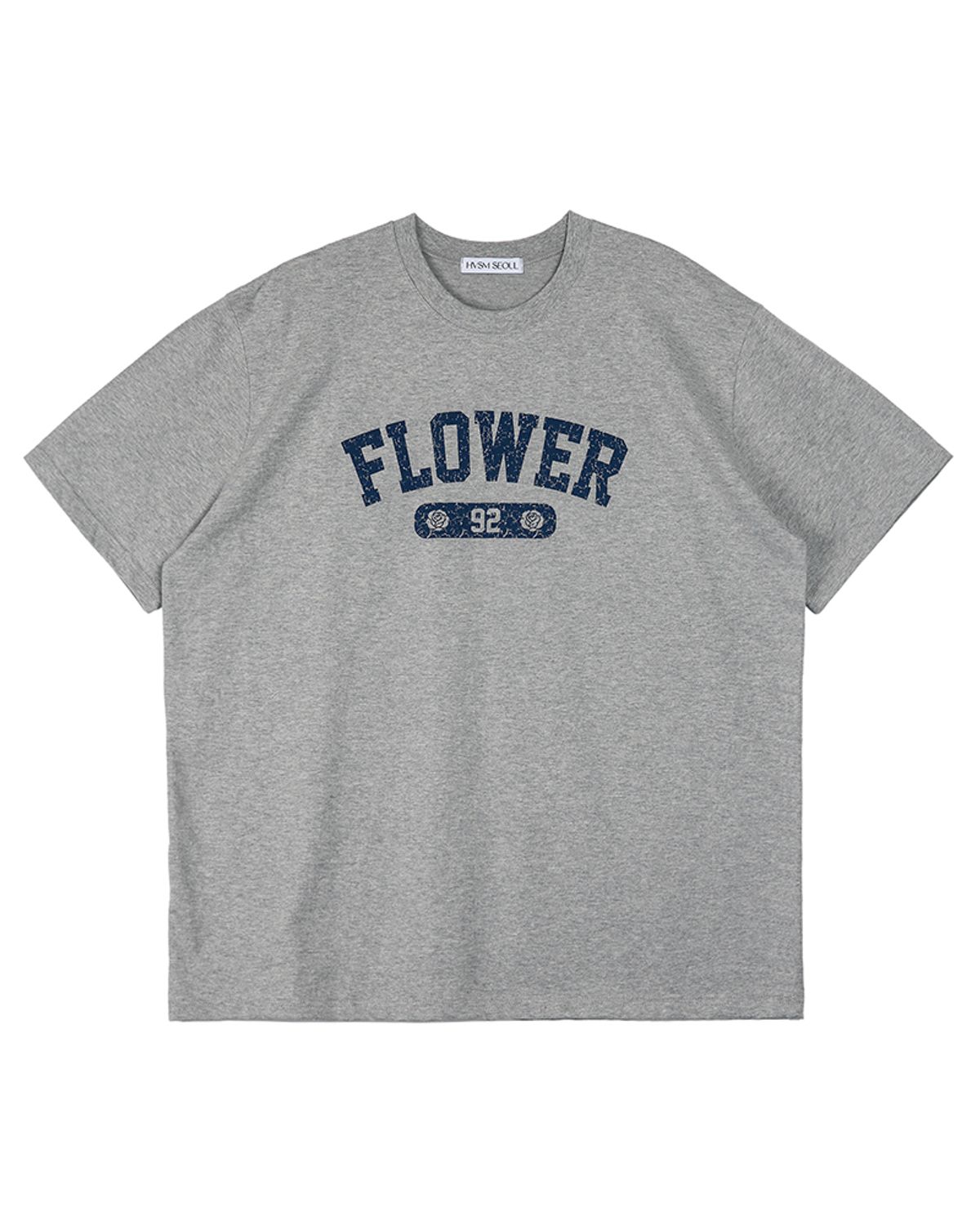 해비즘(HAVISM) FLOWER S/S TEE(GREY)