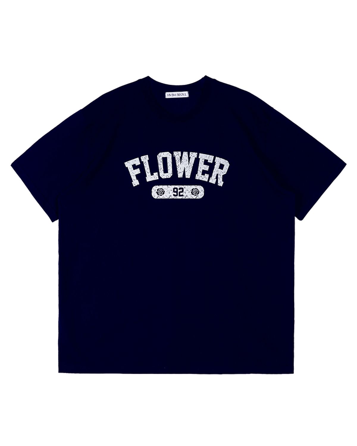 해비즘(HAVISM) FLOWER S/S TEE(NAVY)
