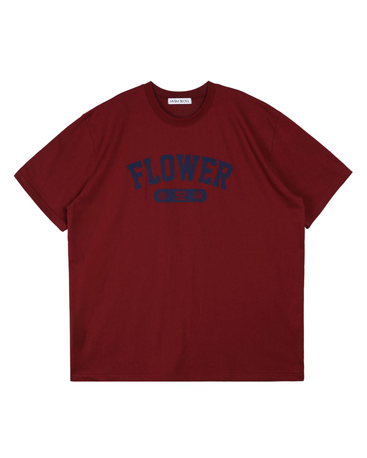 해비즘(HAVISM) FLOWER S/S TEE(WINE)