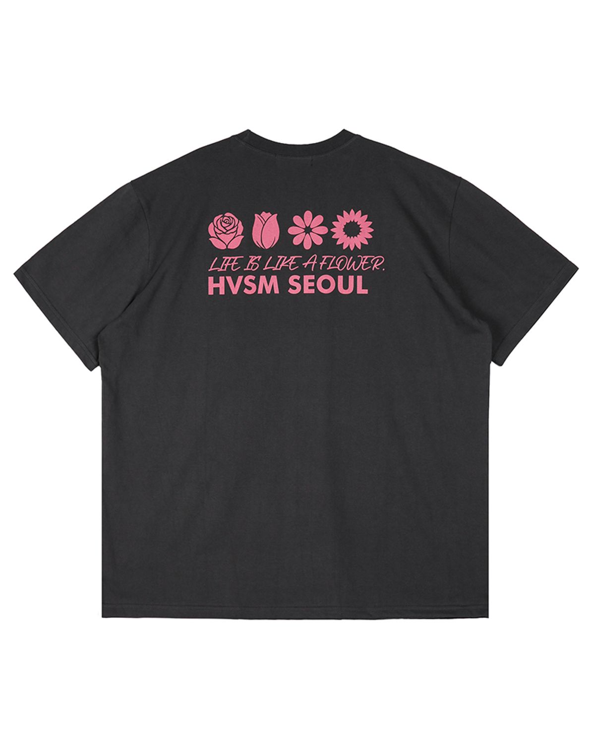 해비즘(HAVISM) NAME CARD S/S TEE(CHARCOAL)