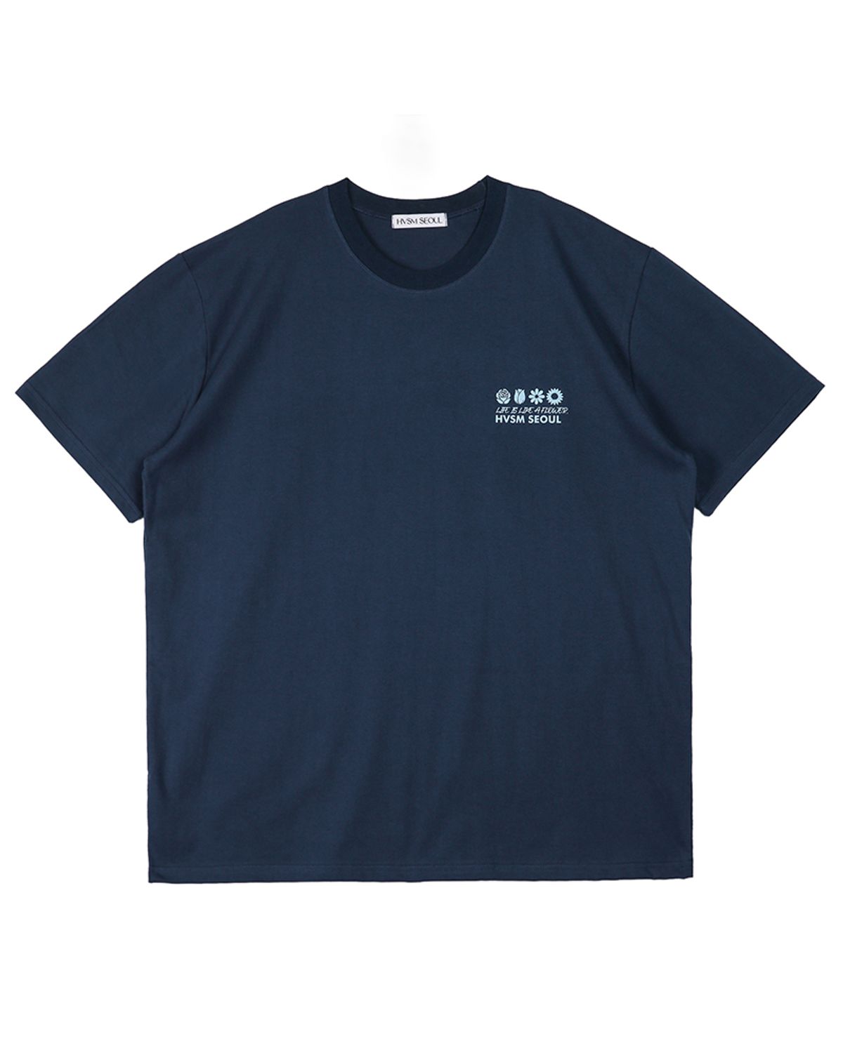 해비즘(HAVISM) NAME CARD S/S TEE(BLUE NAVY)