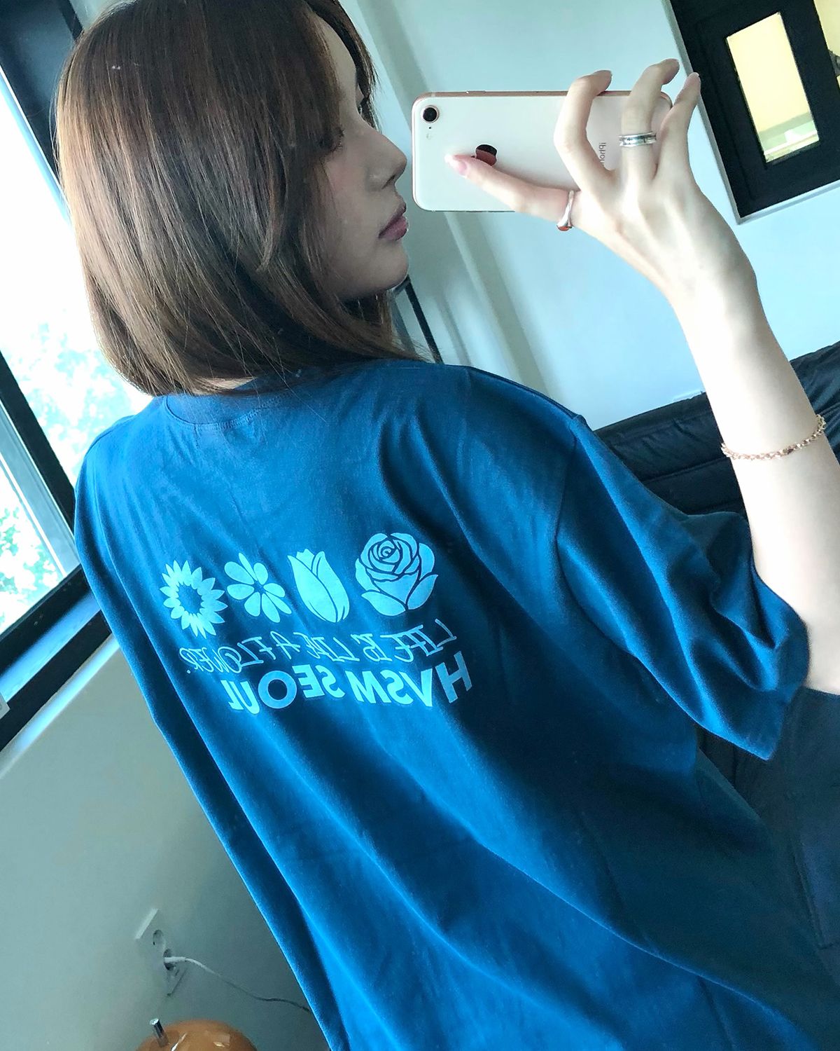 해비즘(HAVISM) NAME CARD S/S TEE(BLUE NAVY)