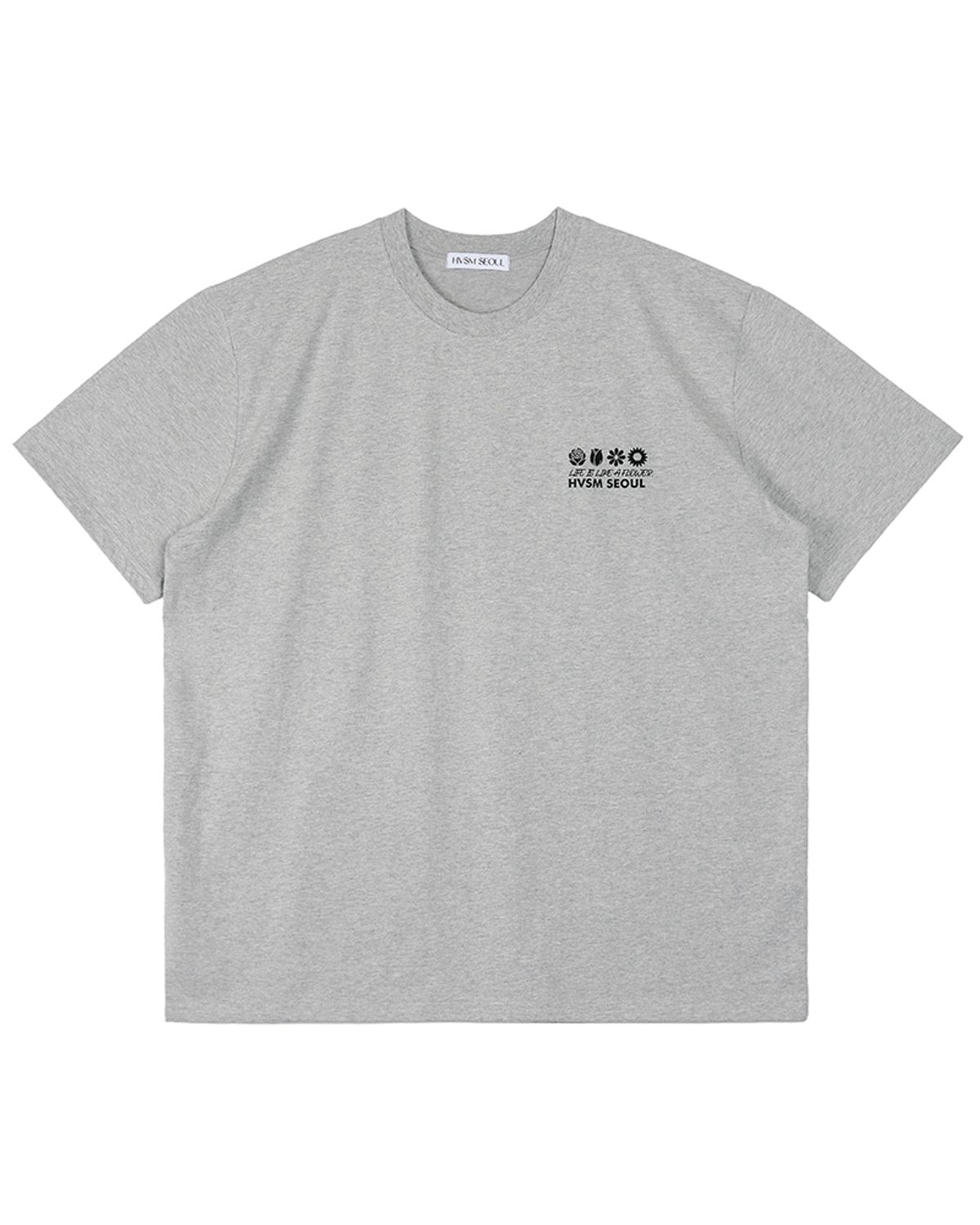 해비즘(HAVISM) NAME CARD S/S TEE(GREY)