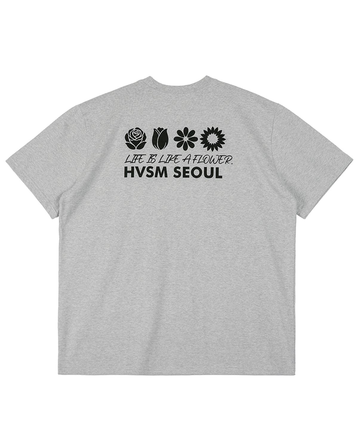 해비즘(HAVISM) NAME CARD S/S TEE(GREY)