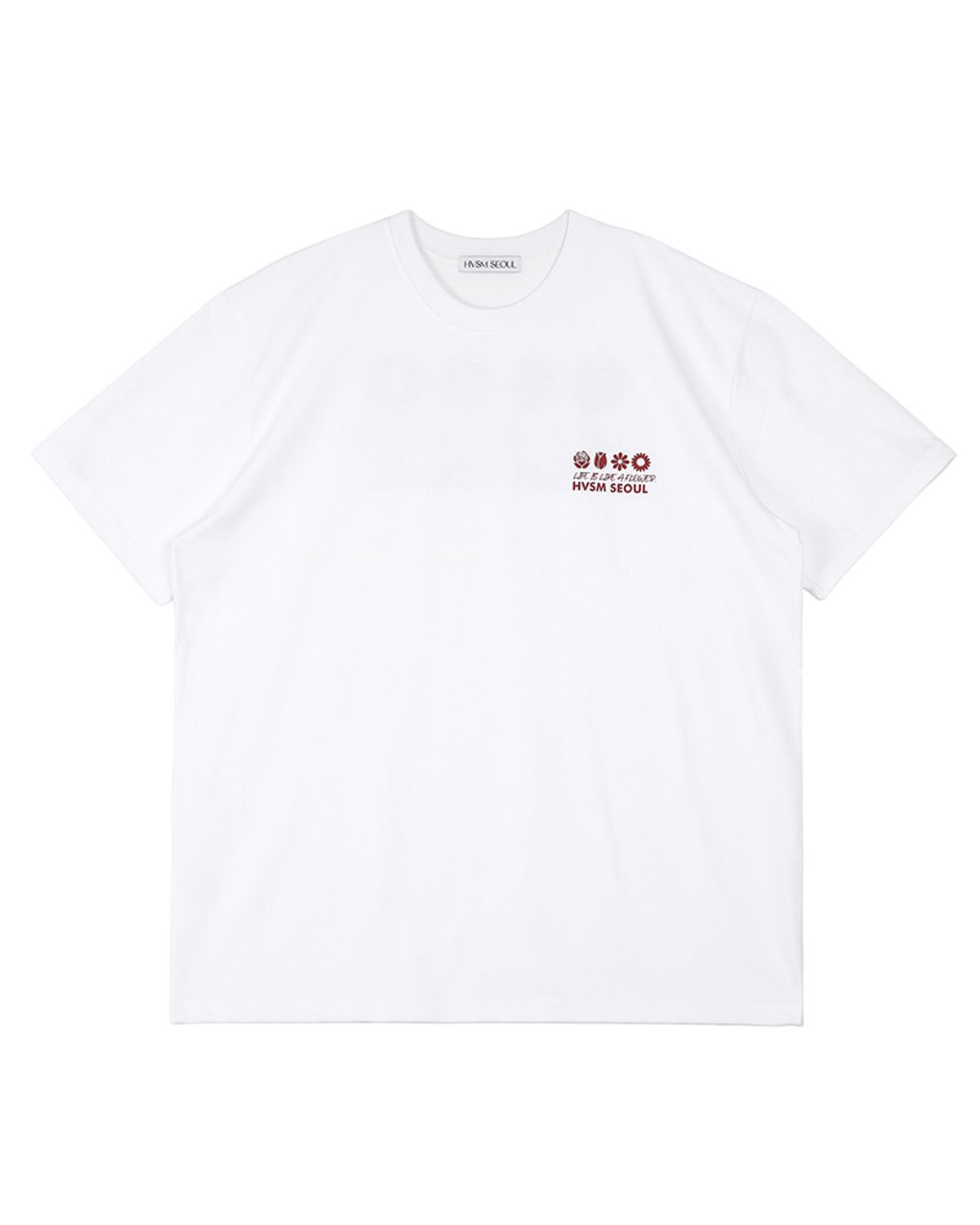 해비즘(HAVISM) NAME CARD S/S TEE(WHITE)
