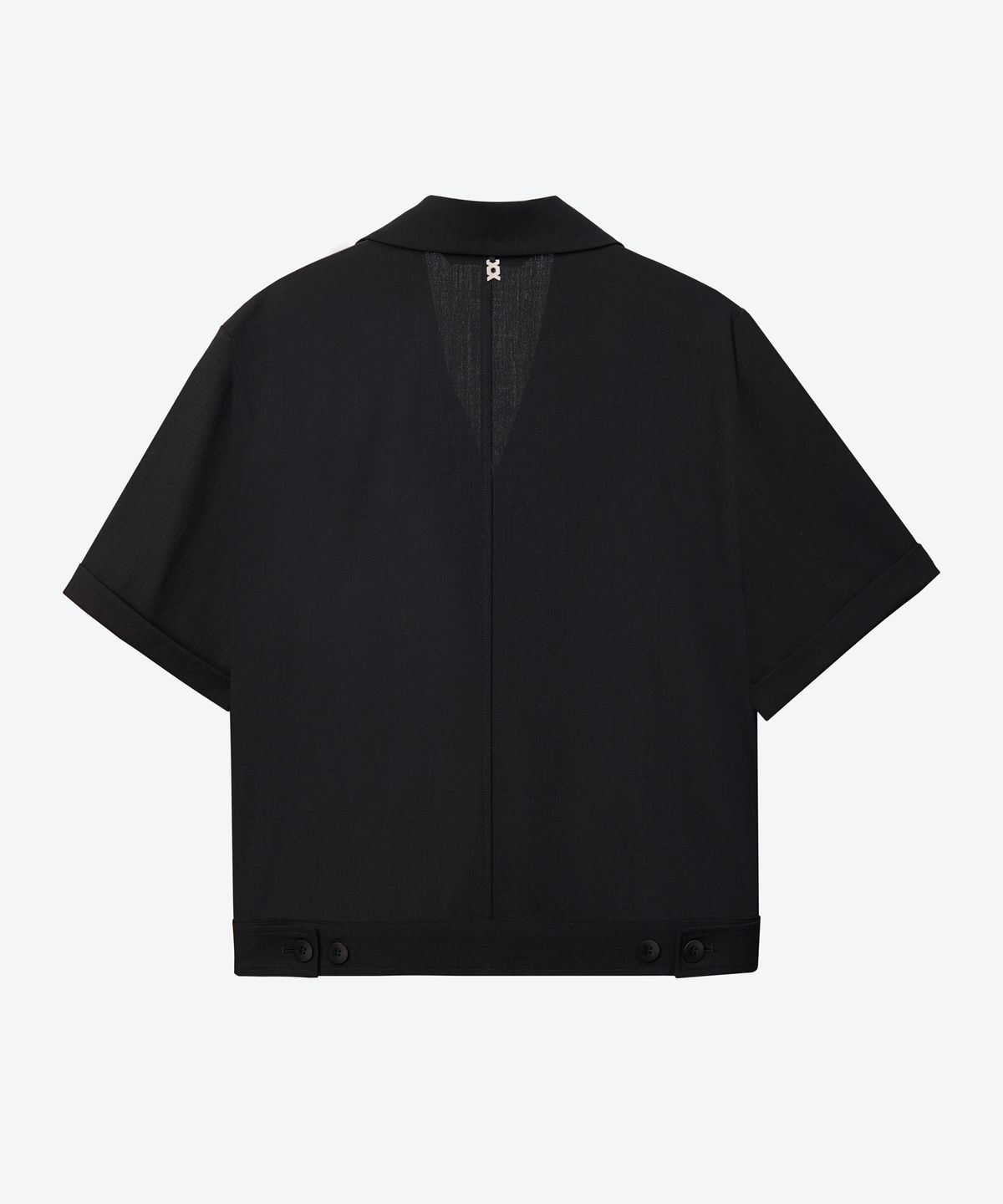 언티지(UNTAGE) 울 플랩 포켓 오버셔츠 자켓[Black(UNISEX)]_UTS-FS97