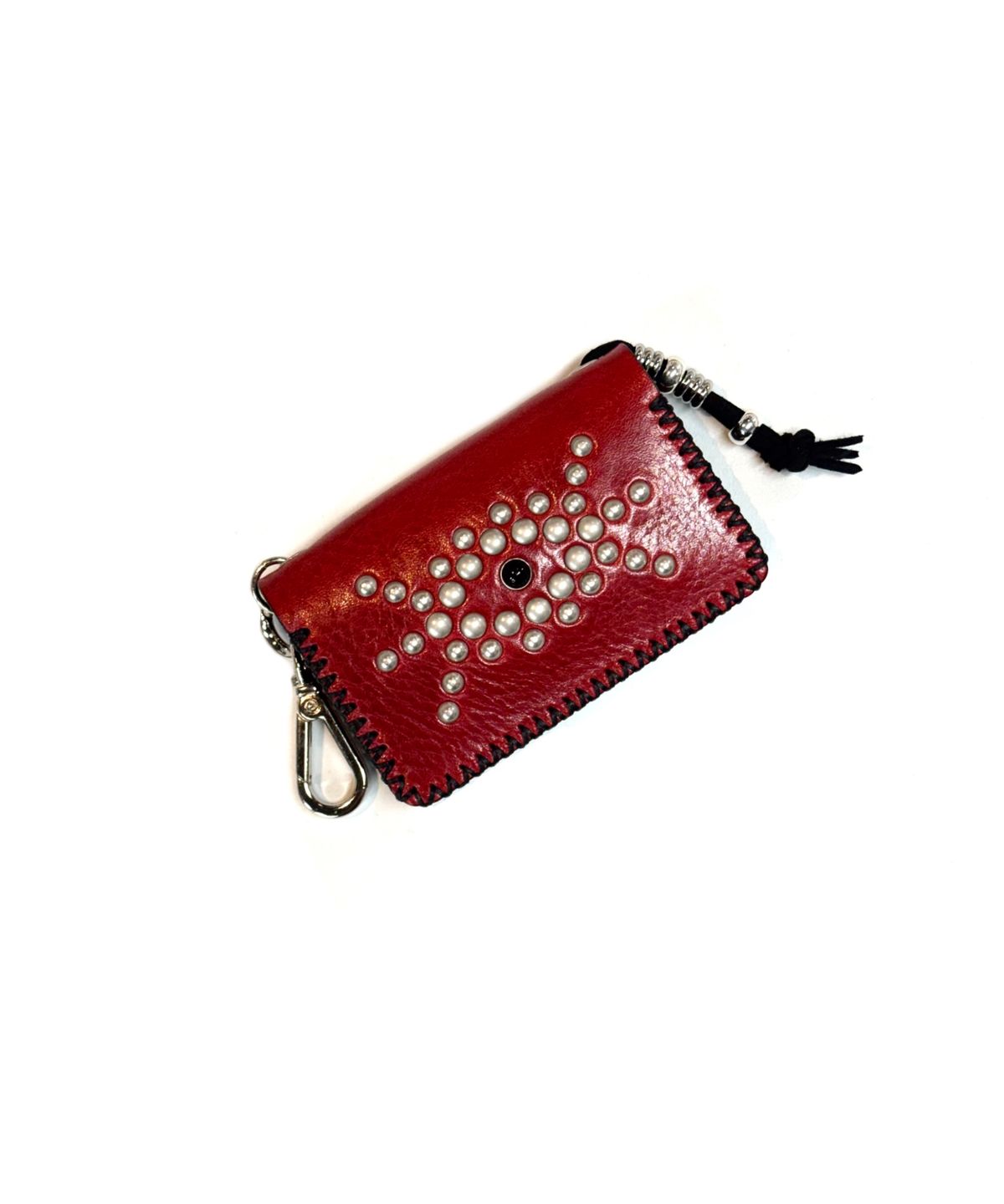 페이즈(FAZE) X CARD WALLET - RED 4STUDS TYPE