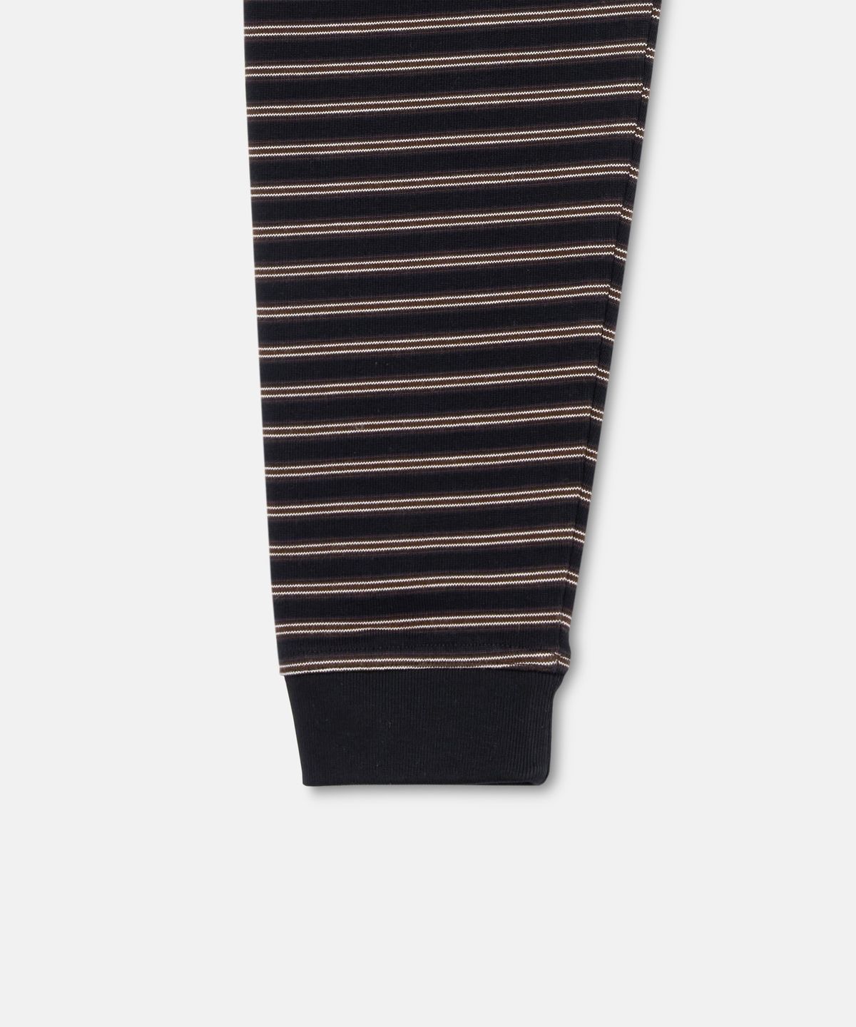 더씽인데어데어(THE THING IN THEIR THERE) Narrow Stripe Rugby Shirts Black