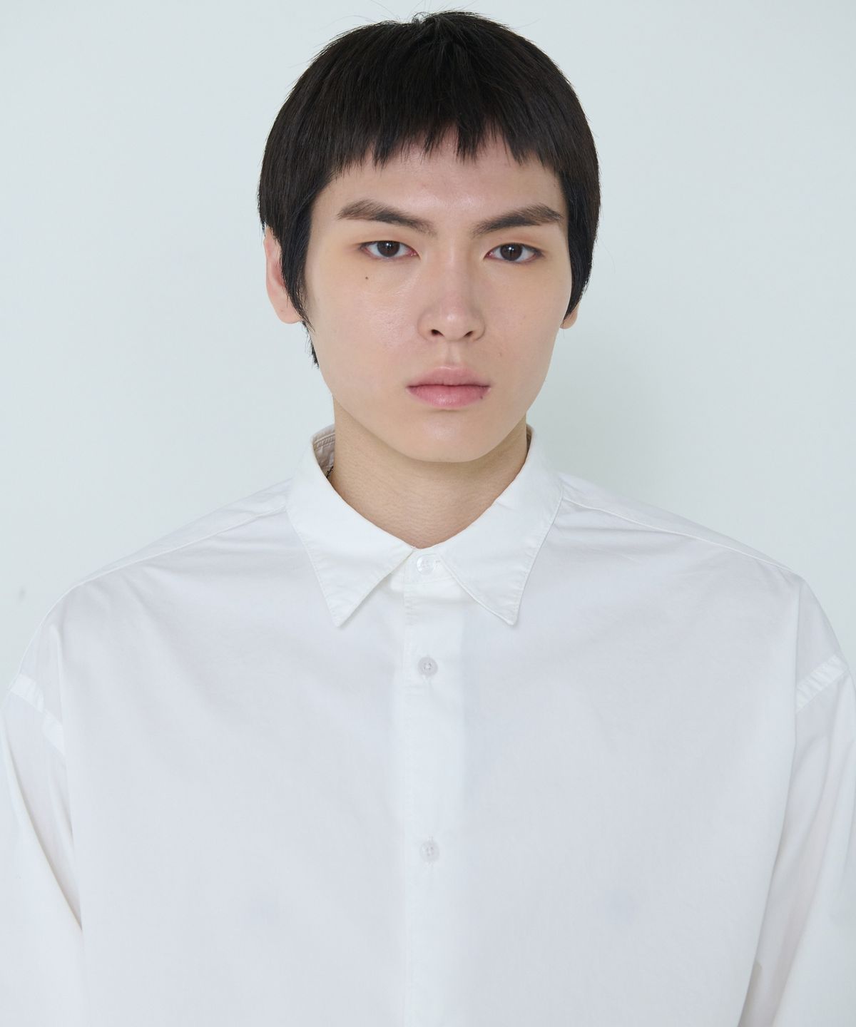 더씽인데어데어(THE THING IN THEIR THERE) Considered Cotton Shirt White