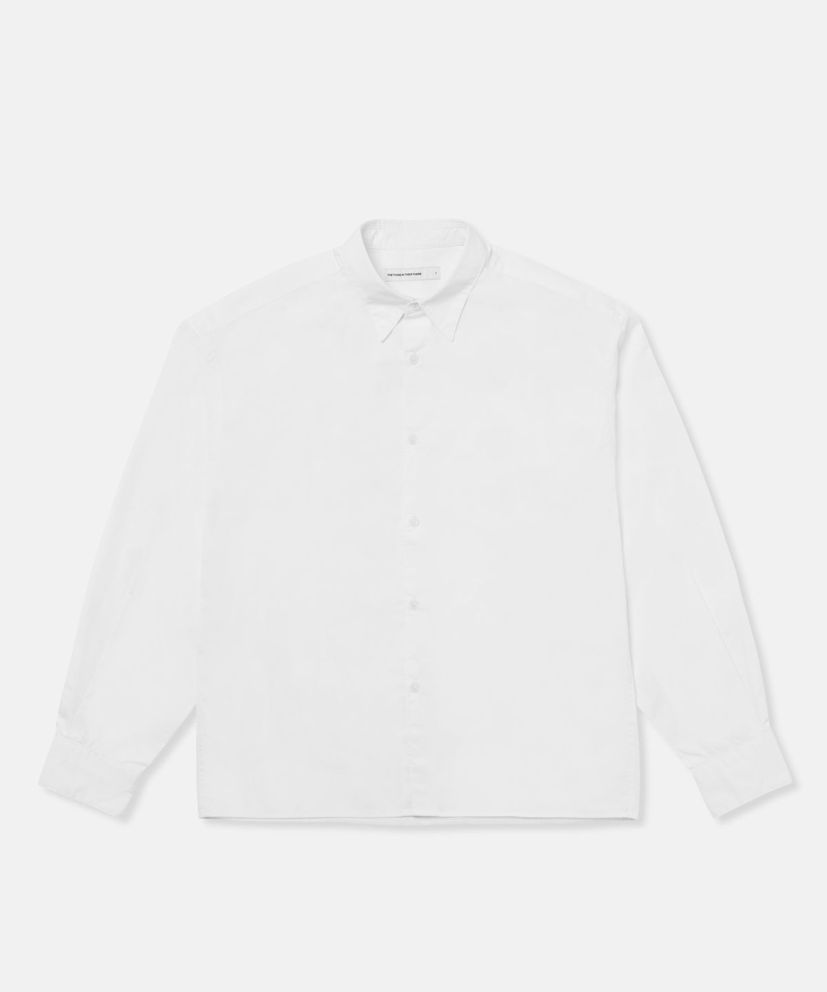 더씽인데어데어(THE THING IN THEIR THERE) Considered Cotton Shirt White