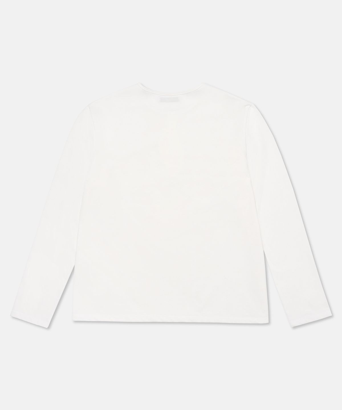 더씽인데어데어(THE THING IN THEIR THERE) Henley Long Sleeve T-Shirt O/White