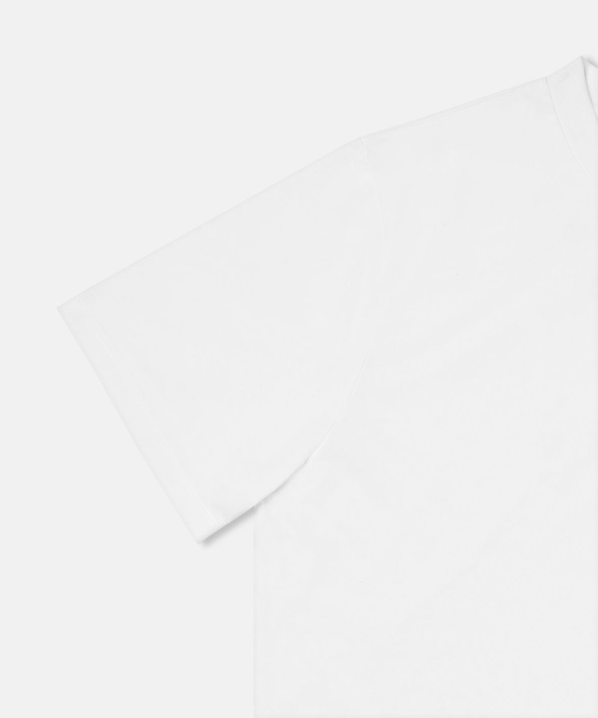 더씽인데어데어(THE THING IN THEIR THERE) Standard Crew Neck T-Shirt O/White
