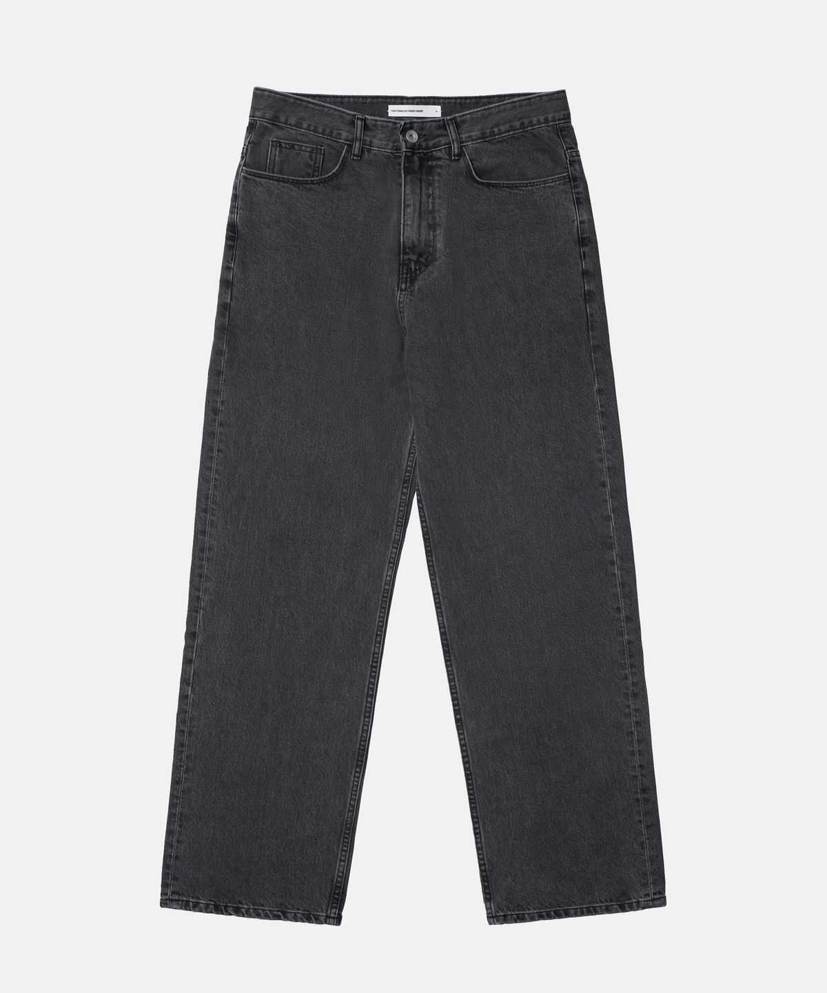 더씽인데어데어(THE THING IN THEIR THERE) Signature Denim Washed Black