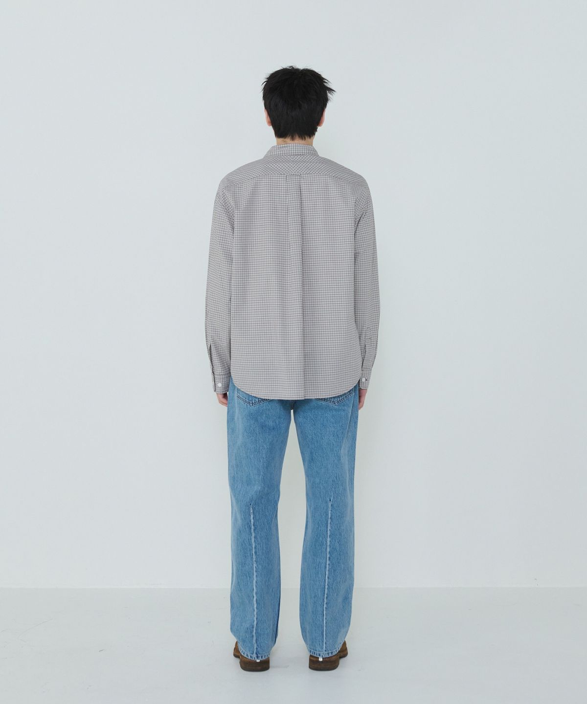 더씽인데어데어(THE THING IN THEIR THERE) Signature Denim Washed Blue