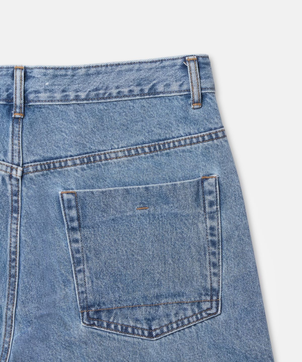 더씽인데어데어(THE THING IN THEIR THERE) Signature Denim Washed Blue