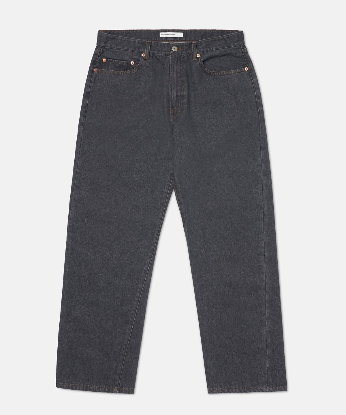 더씽인데어데어(THE THING IN THEIR THERE) Dusty Twist Denim Grey