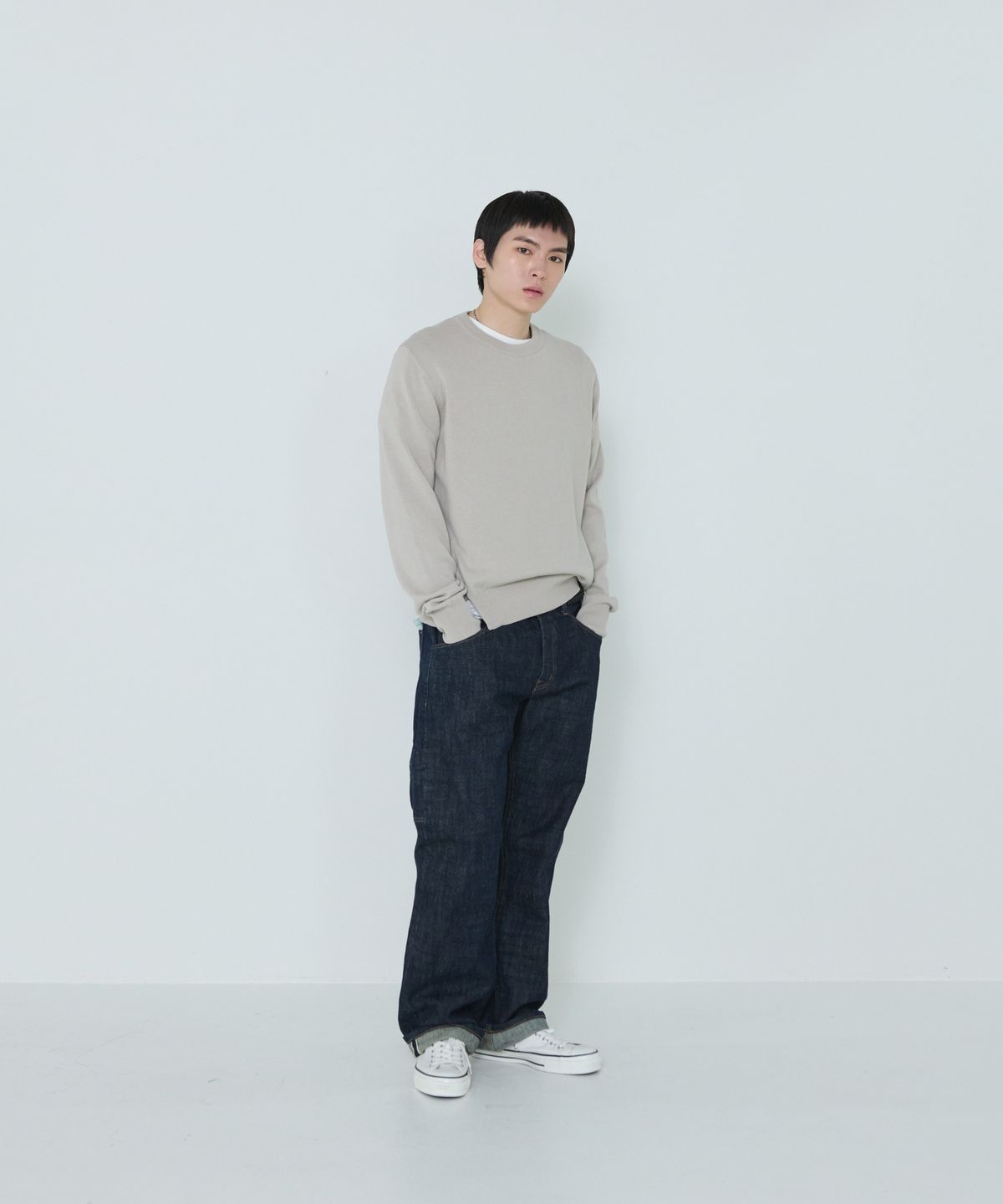 더씽인데어데어(THE THING IN THEIR THERE) Shuttle-Loom Selvedge Denim Indigo