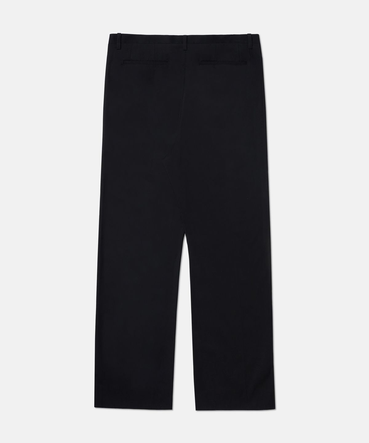 더씽인데어데어(THE THING IN THEIR THERE) Refine Black Straight Wide Slacks Black