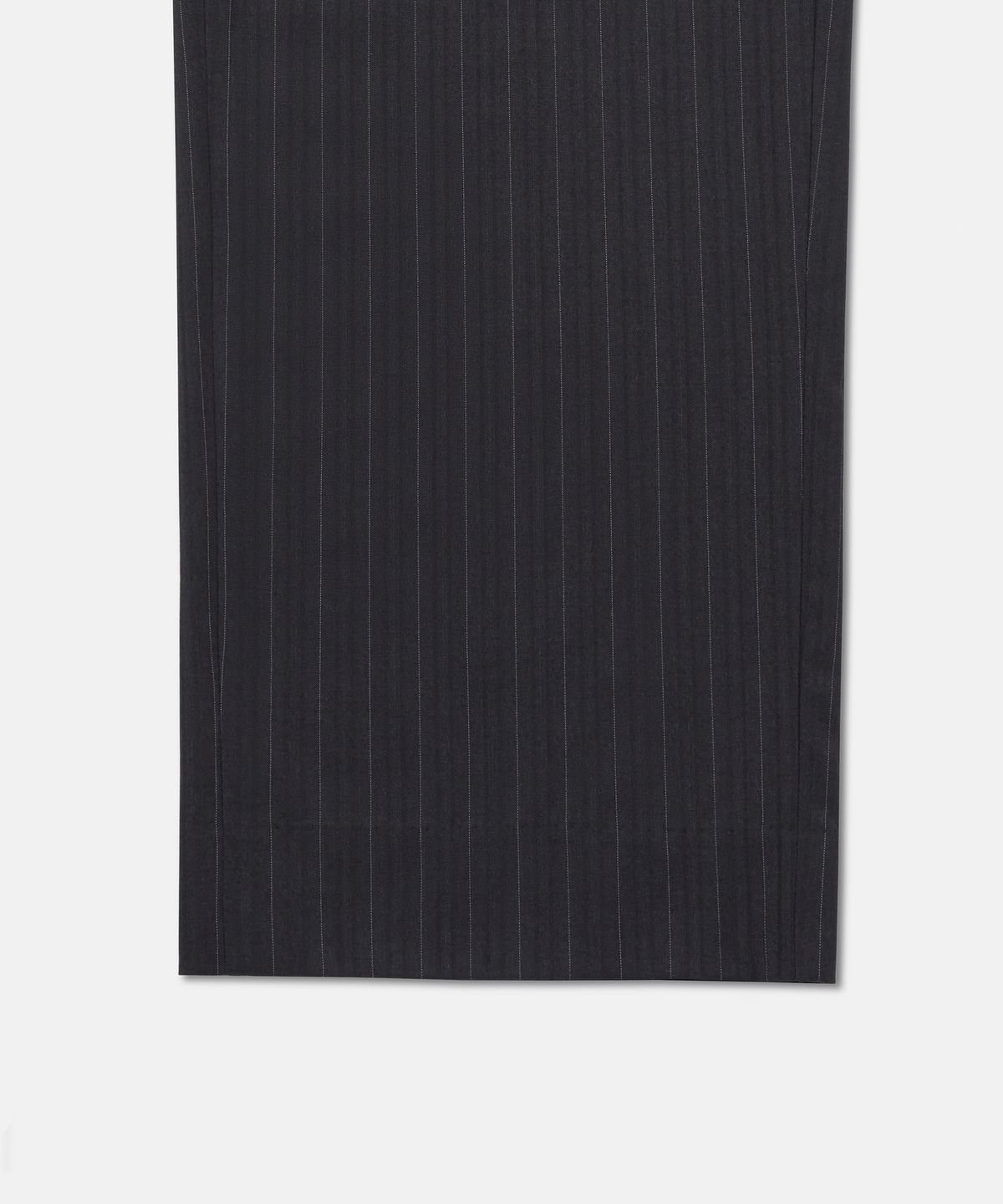 더씽인데어데어(THE THING IN THEIR THERE) Fine Pinstripe Slacks Black
