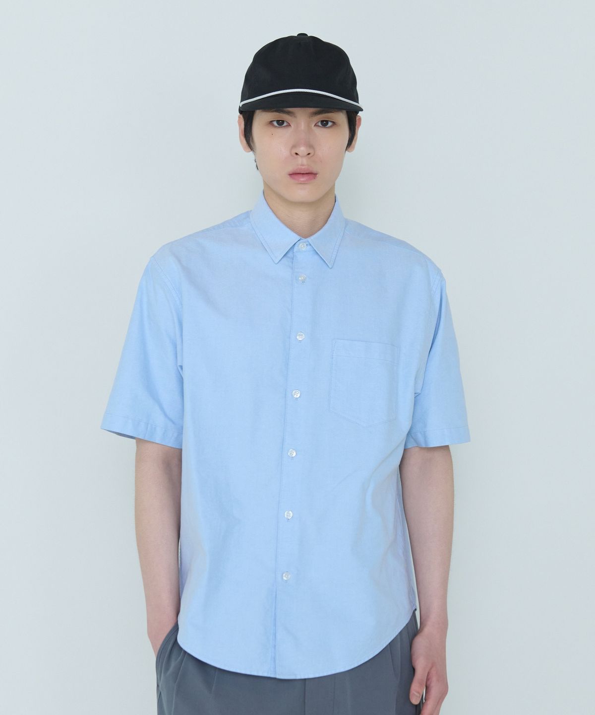 더씽인데어데어(THE THING IN THEIR THERE) 5 Panel Rope Cap Black