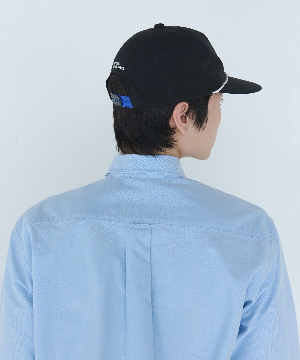 더씽인데어데어(THE THING IN THEIR THERE) 5 Panel Rope Cap Black