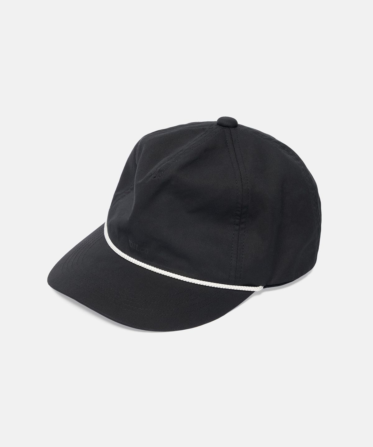 더씽인데어데어(THE THING IN THEIR THERE) 5 Panel Rope Cap Black