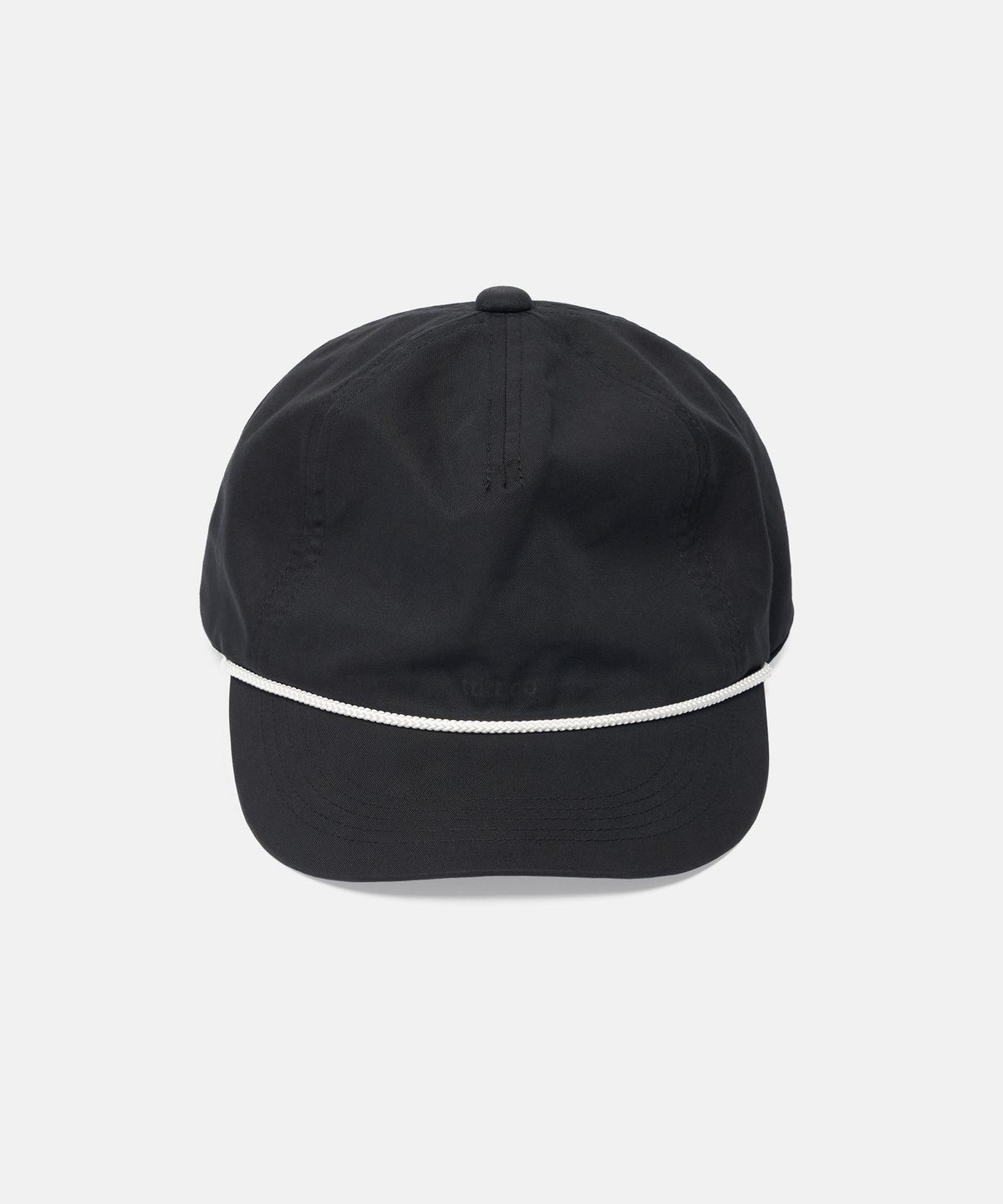더씽인데어데어(THE THING IN THEIR THERE) 5 Panel Rope Cap Black
