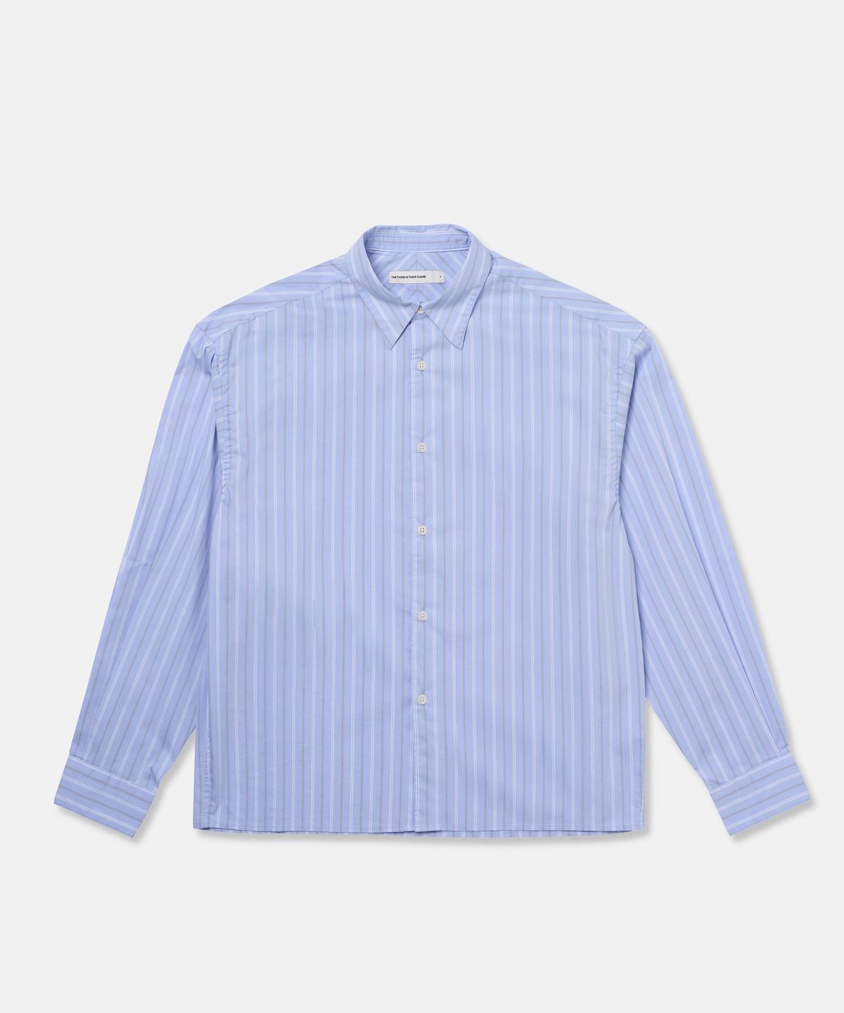 더씽인데어데어(THE THING IN THEIR THERE) Considered Stripe Shirt