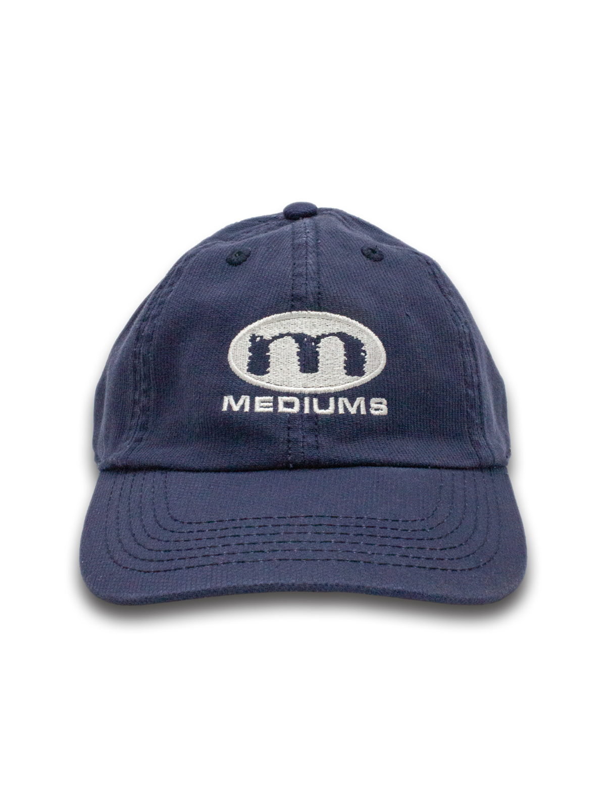 미디엄스(MEDIUMS) Tour Logo Cap - Navy (투어 로고 캡 - 네이비)