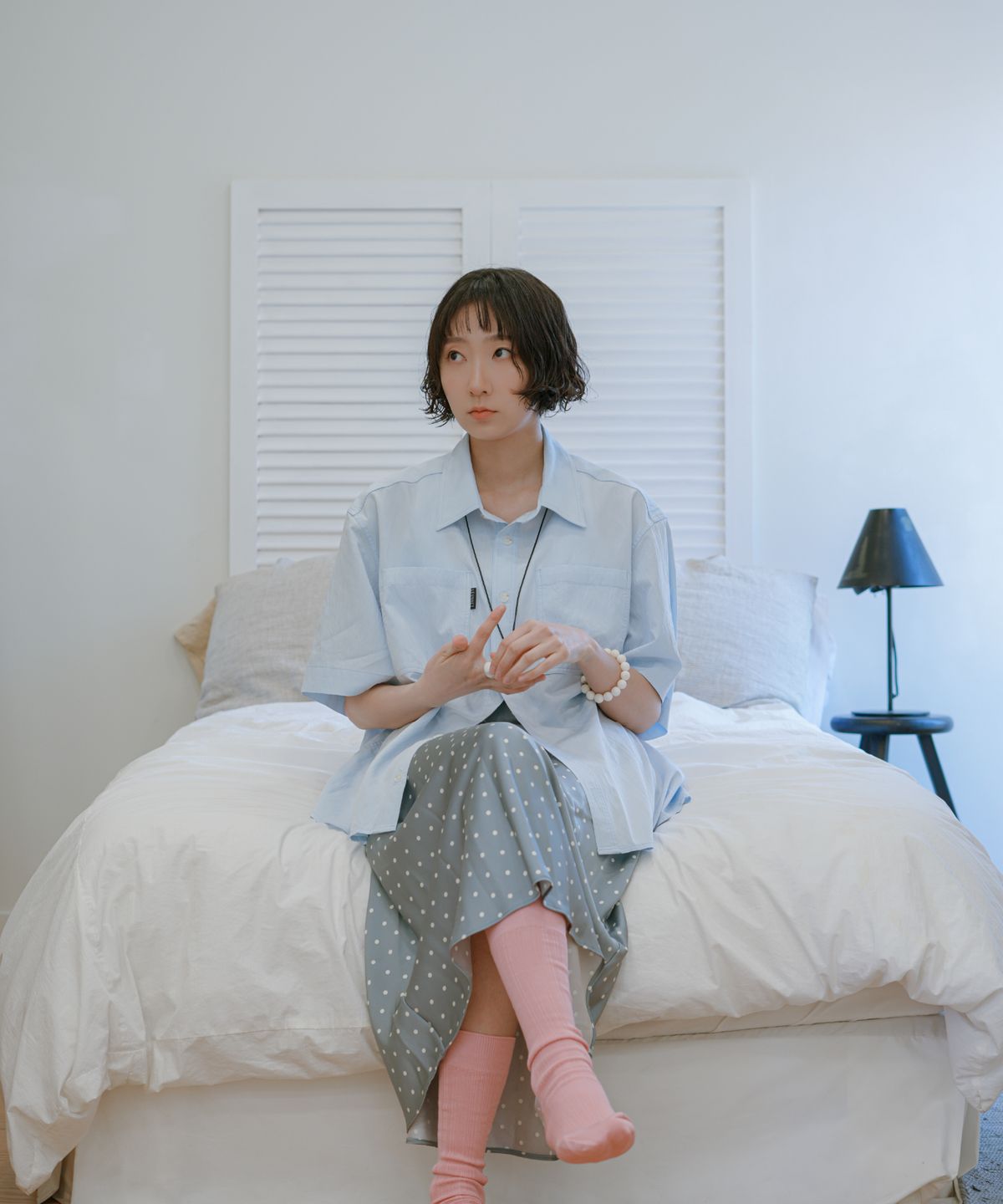 른넷(LEUNNET) 브리즈 린넨 반팔 셔츠 (Breeze Linen Short-Sleeve Shirt) / Blue