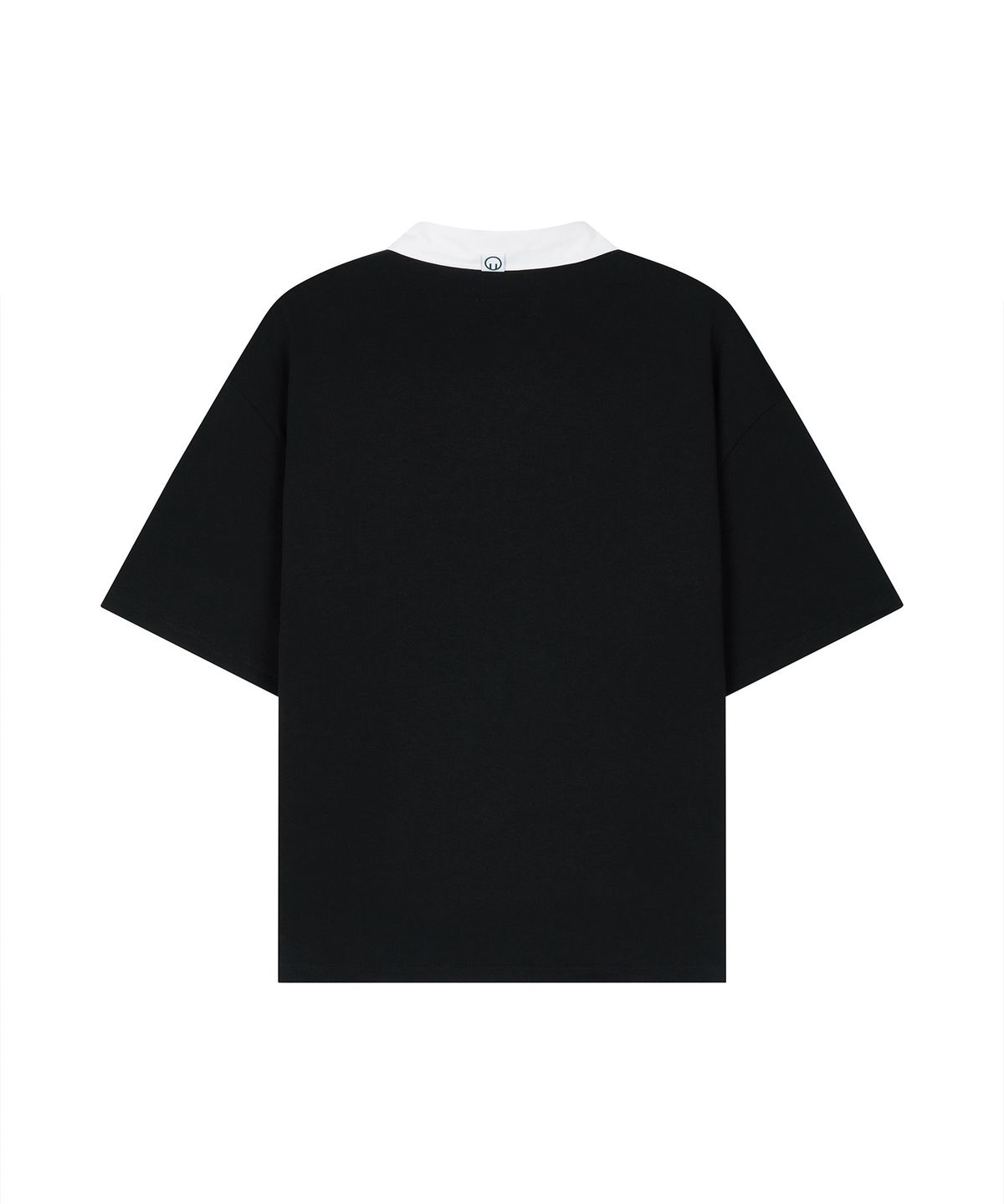 고라미스(GORAMIS) 고라니 페이스 반팔 럭비 셔츠 [BLACK]
