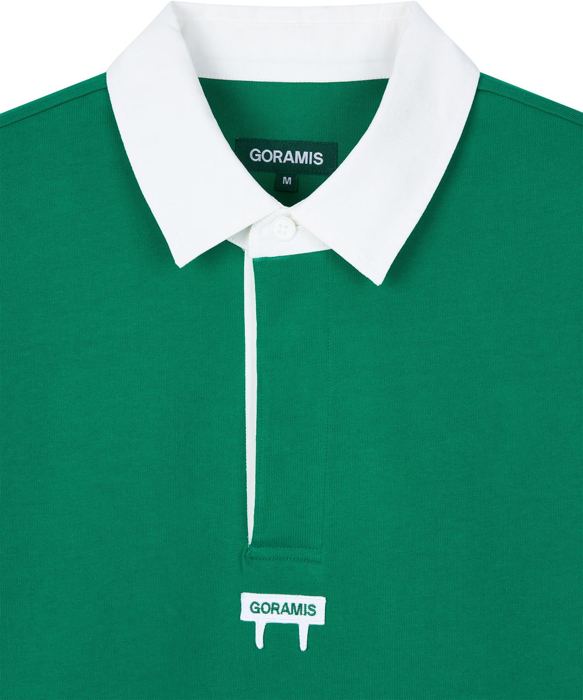 고라미스(GORAMIS) 펭 와펜 반팔 럭비 셔츠 [GREEN]