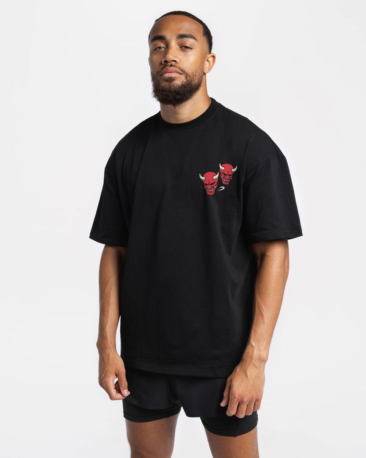 복스로(BOXRAW) Death Before Dishonor 오버사이즈 티셔츠 BXRW-BLOT