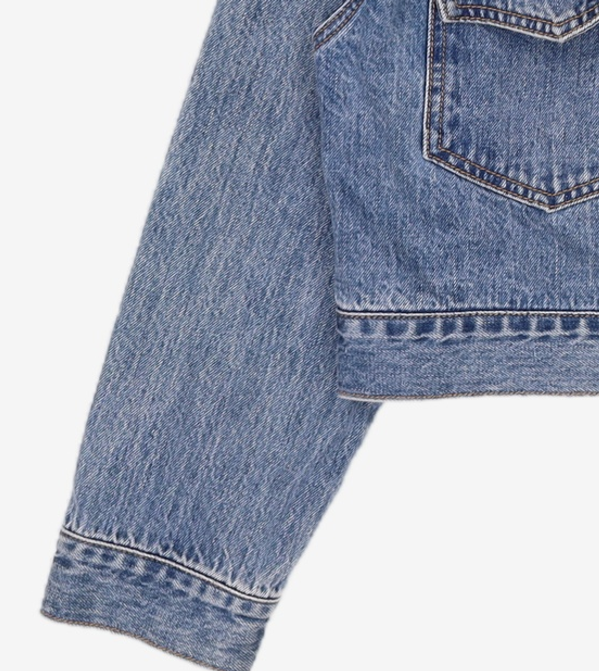 미쏘(MIXXO) 크롭 데님자켓 MIWJEC327J S