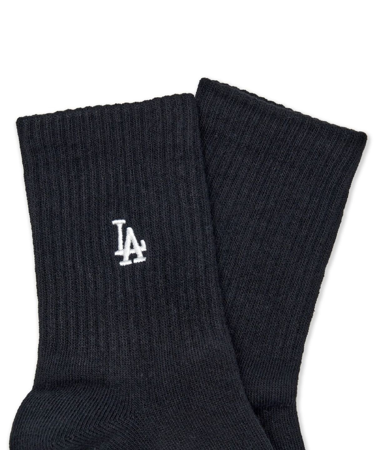 엠엘비(MLB) 스몰로고 자수 중목양말 3족세트 MLB (Black)
