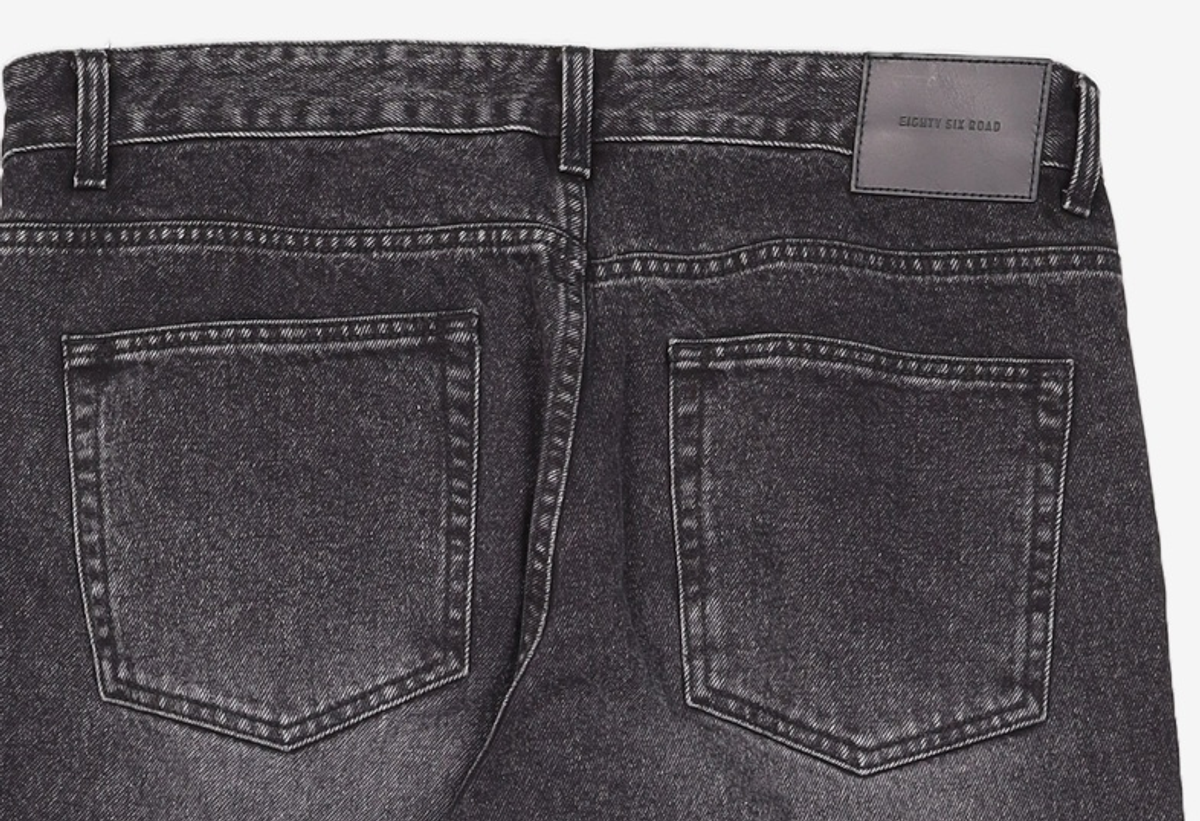 86로드(86ROAD) BLACK NORMAL CHIP / CROP TAPERED 34