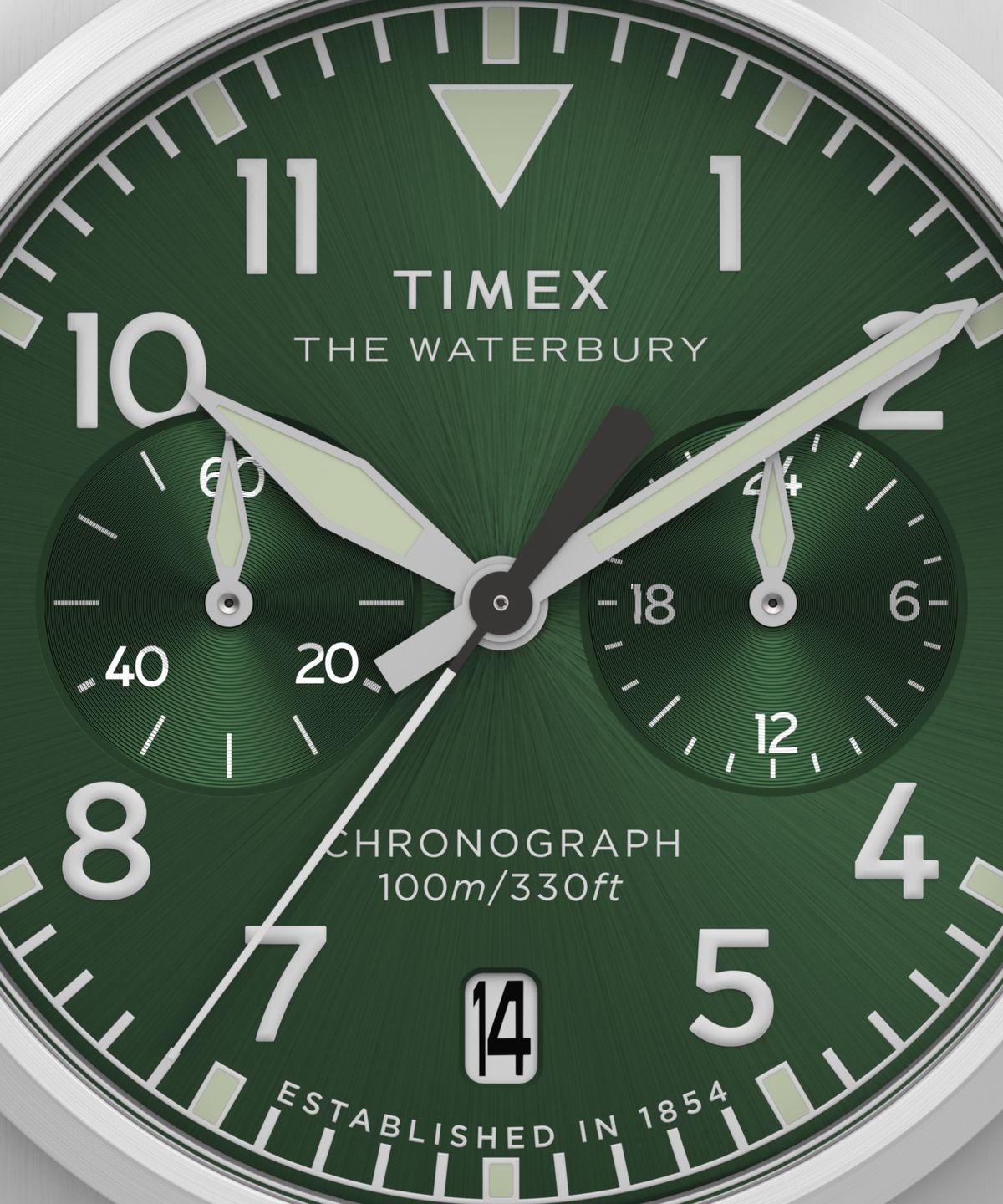 타이맥스(TIMEX) 워터베리 에이스 크로노그래프 메탈 남성시계 41mm