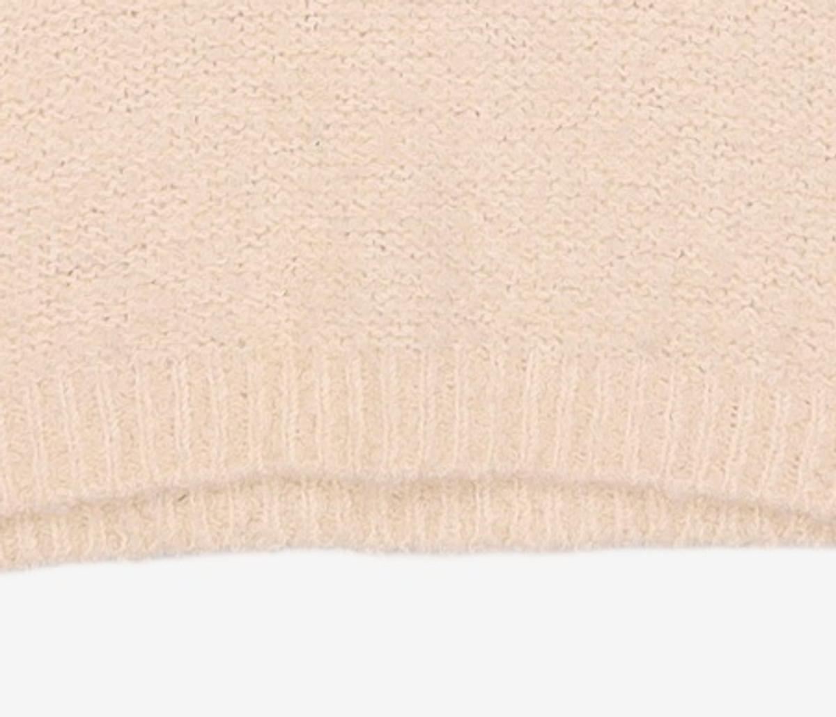 미쏘(MIXXO) 라운드 부클 스웨터 MIWKAAV17T S